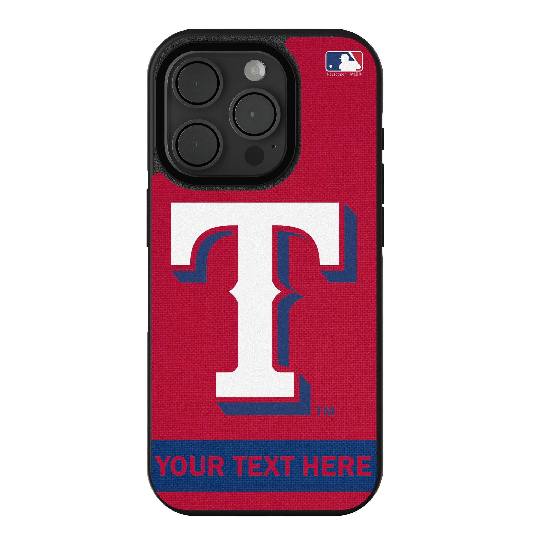 Texas Rangers Personalized Stripe iPhone Bump Phone Case for Apple iPhone