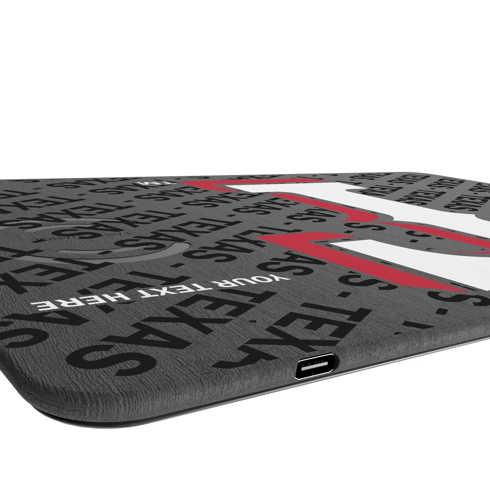 Texas Rangers Personalized Tilt 15-Watt Wireless Charger and Mouse Pad