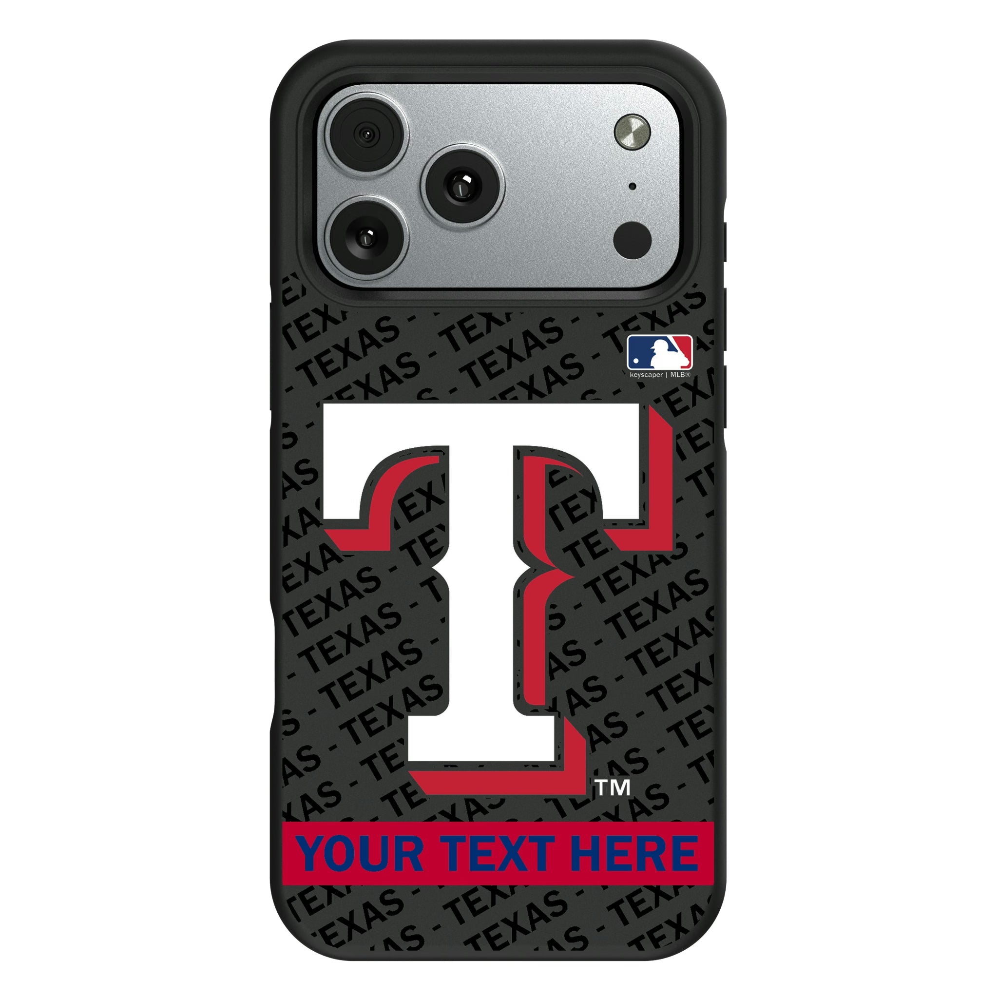 Texas Rangers Personalized Tilt iPhone Bump Phone Case for Apple iPhone#Device_iPhone 17 Pro Max