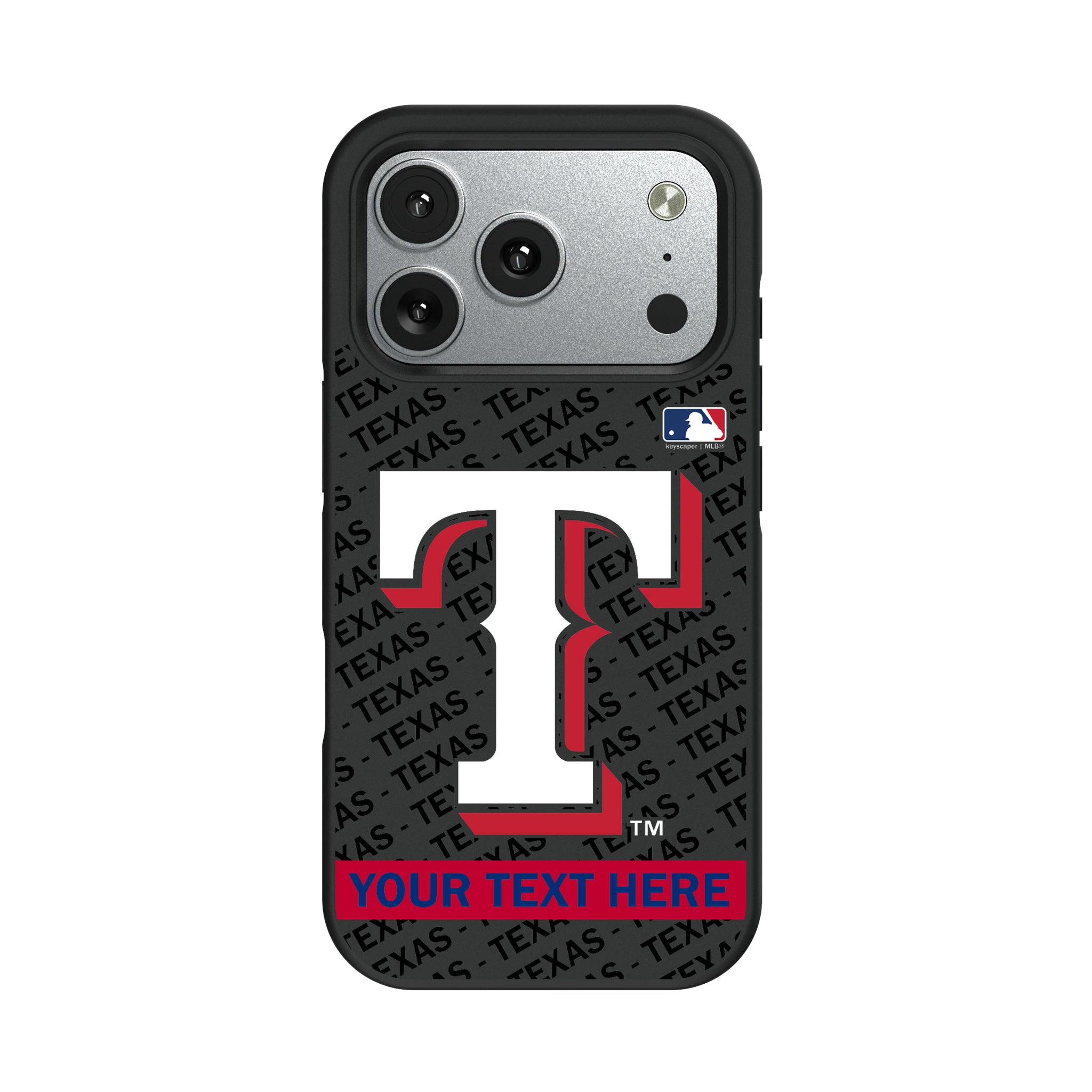 Texas Rangers Personalized Tilt iPhone Bump Phone Case for Apple iPhone#Device_iPhone 17 Pro