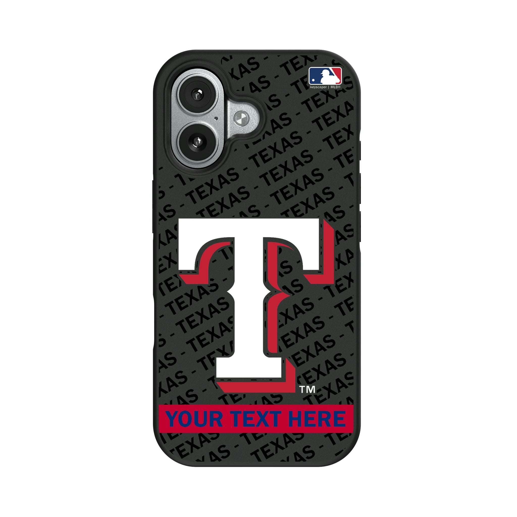 Texas Rangers Personalized Tilt iPhone Bump Phone Case for Apple iPhone#Device_iPhone 17