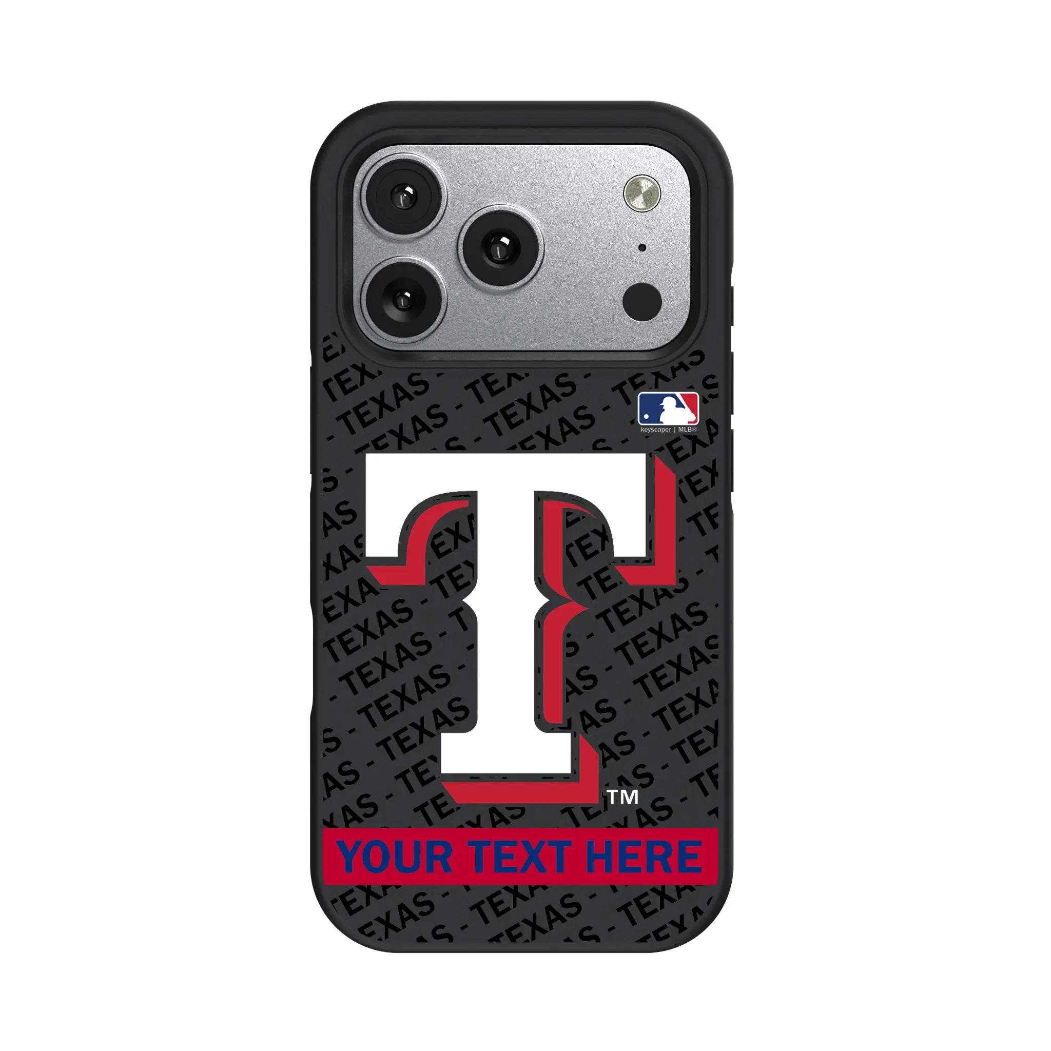 Texas Rangers Personalized Tilt iPhone Bump Phone Case for Apple iPhone#Device_iPhone 17 Pro