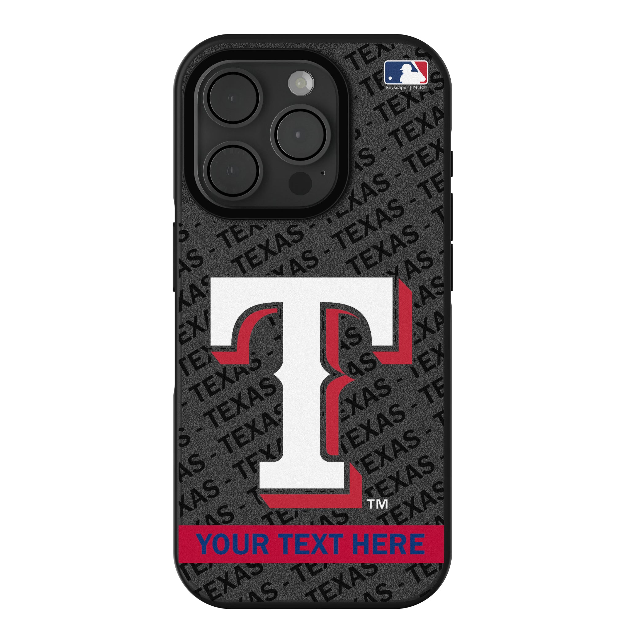 Texas Rangers Personalized Tilt iPhone Bump Phone Case for Apple iPhone