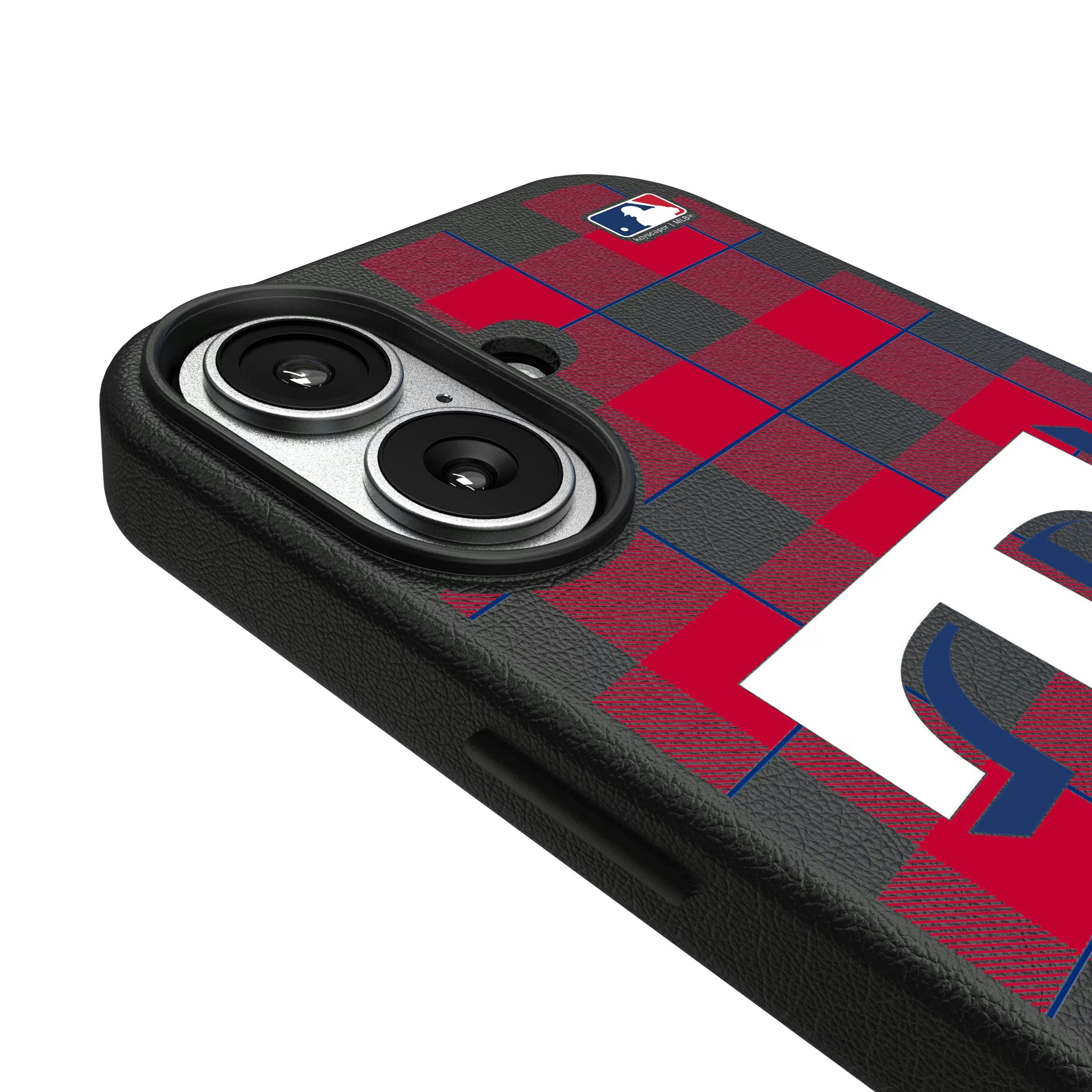 Texas Rangers Plaid iPhone MagSafe Compatible Phone Case for Apple iPhone - Detail#Device_iPhone 17