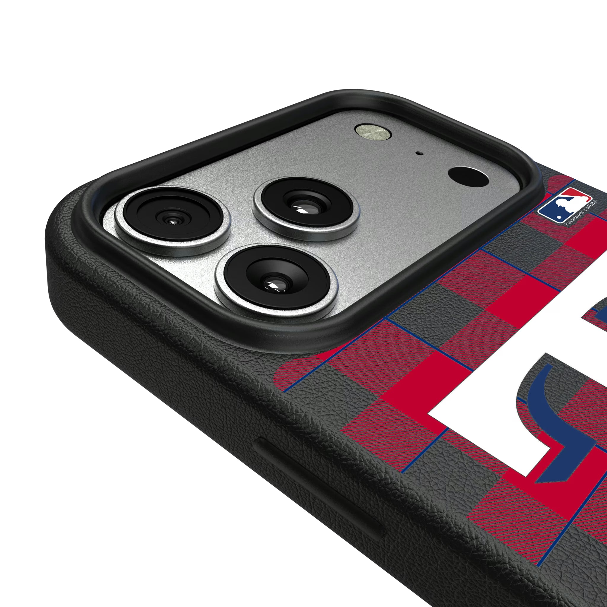 Texas Rangers Plaid iPhone MagSafe Compatible Phone Case for Apple iPhone - Detail#Device_iPhone 17 Pro Max