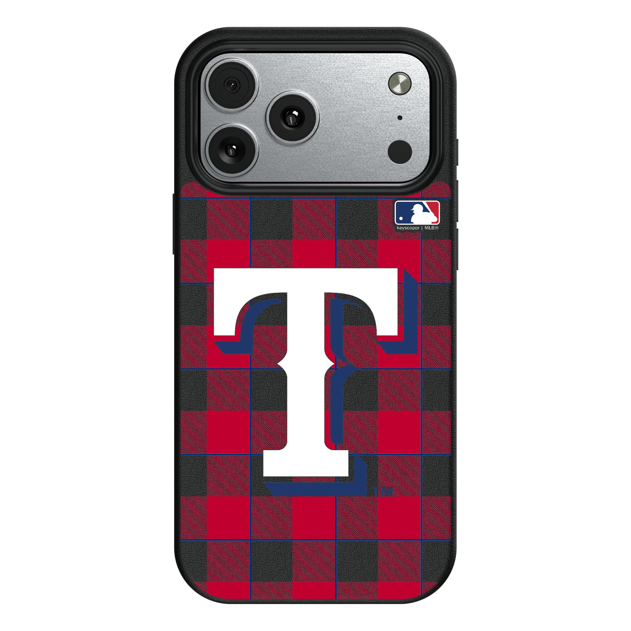 Texas Rangers Plaid iPhone MagSafe Compatible Phone Case for Apple iPhone#Device_iPhone 17 Pro Max