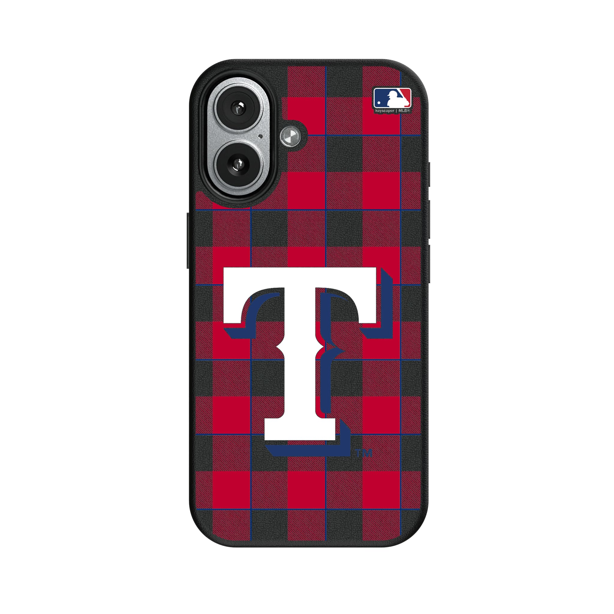 Texas Rangers Plaid iPhone MagSafe Compatible Phone Case for Apple iPhone#Device_iPhone 17