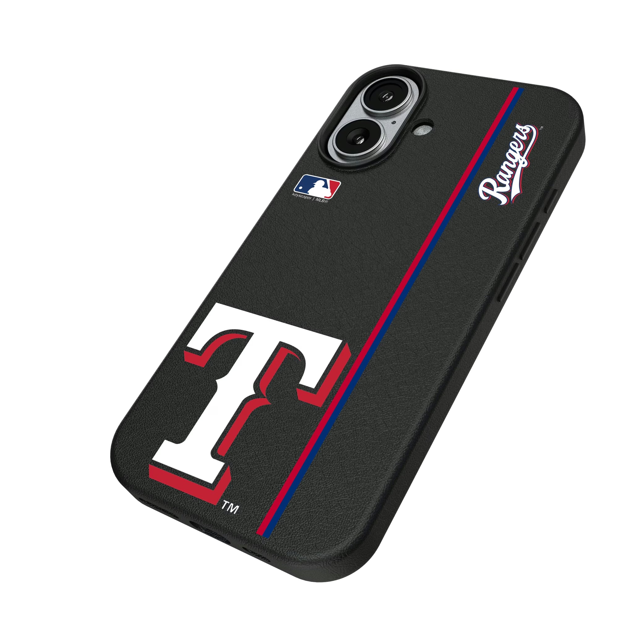 Texas Rangers Sidebar iPhone MagSafe Compatible Phone Case for Apple iPhone - Isometric View#Device_iPhone 17
