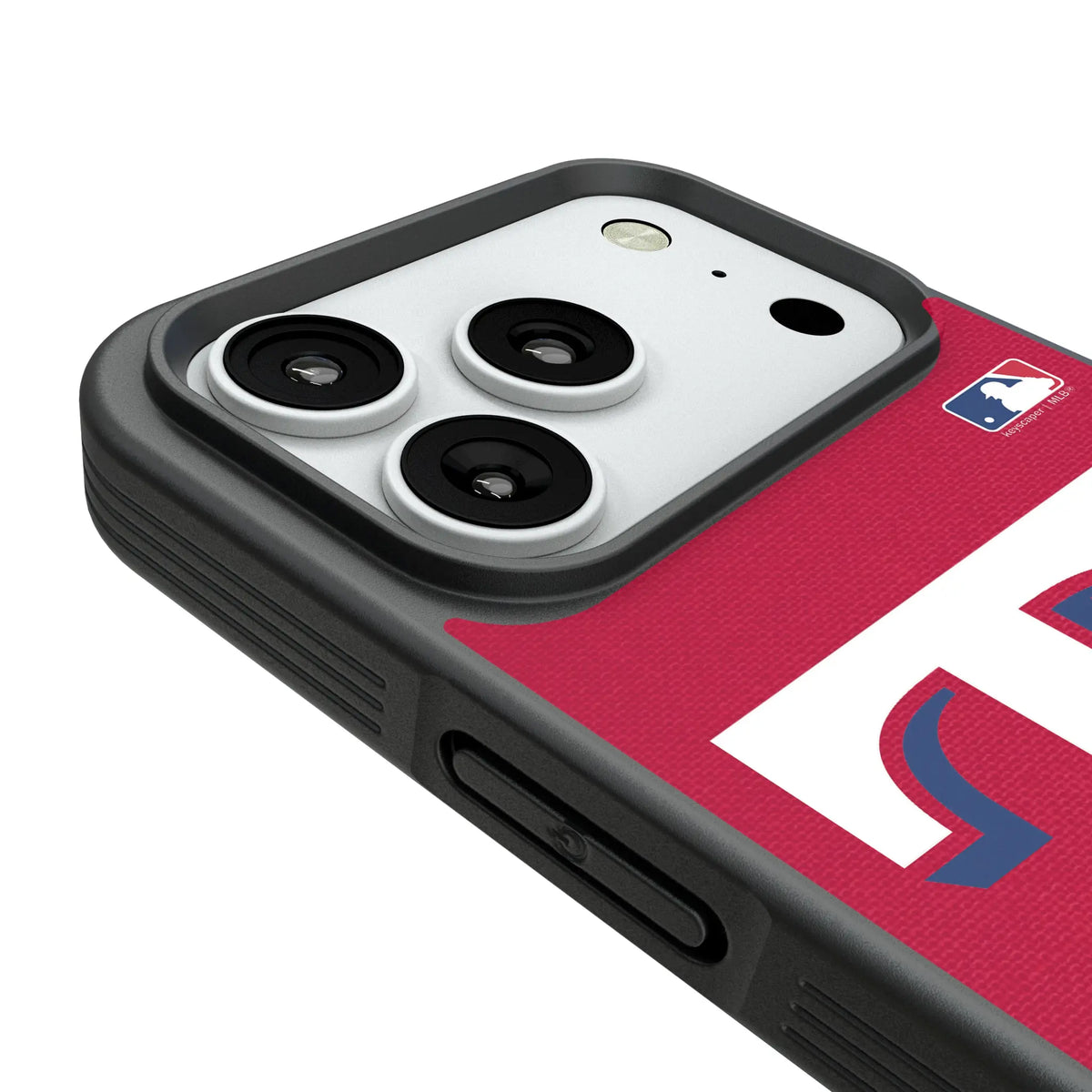 Texas Rangers Solid iPhone Bump Phone Case for Apple iPhone - Detail#Device_iPhone 18 Pro