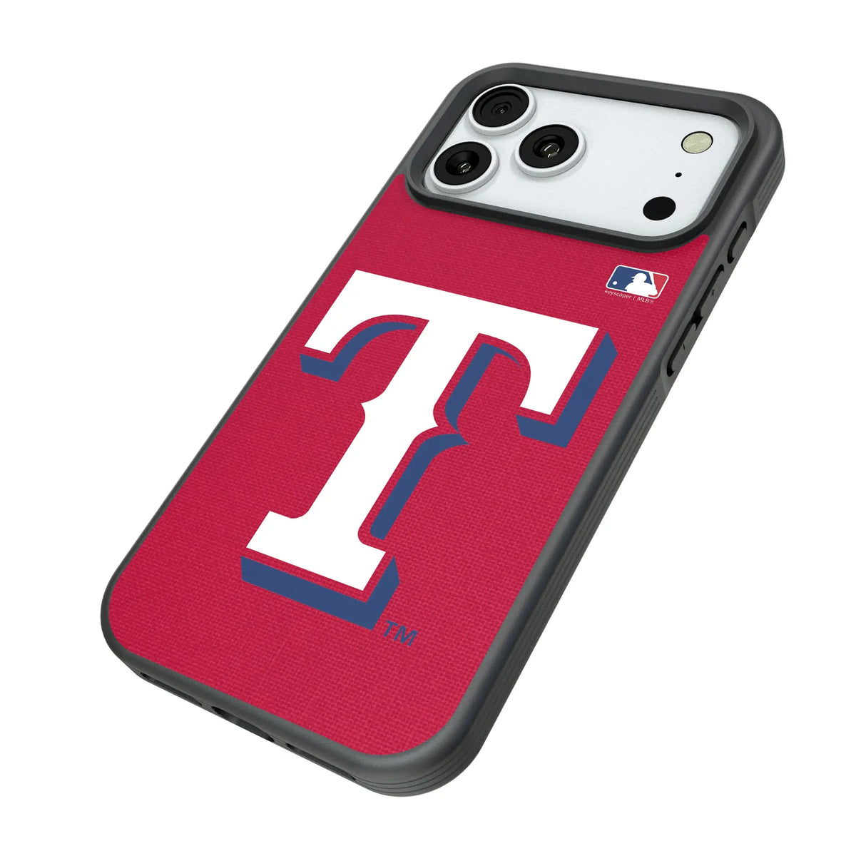 Texas Rangers Solid iPhone Bump Phone Case for Apple iPhone - Isometric View#Device_iPhone 18 Pro Max