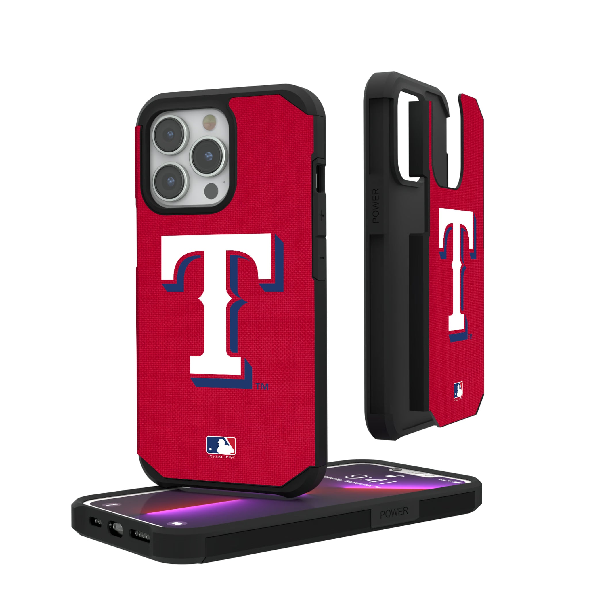 Texas Rangers Solid iPhone Rugged Phone Case for Apple iPhone