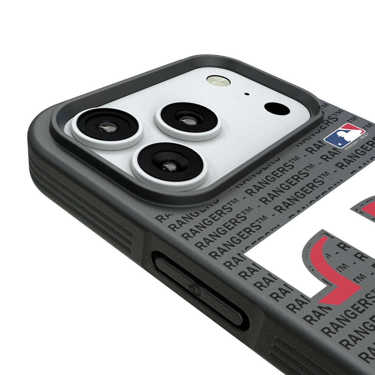 Texas Rangers Text Backdrop iPhone Bump Phone Case for Apple iPhone - Detail#Device_iPhone 18 Pro