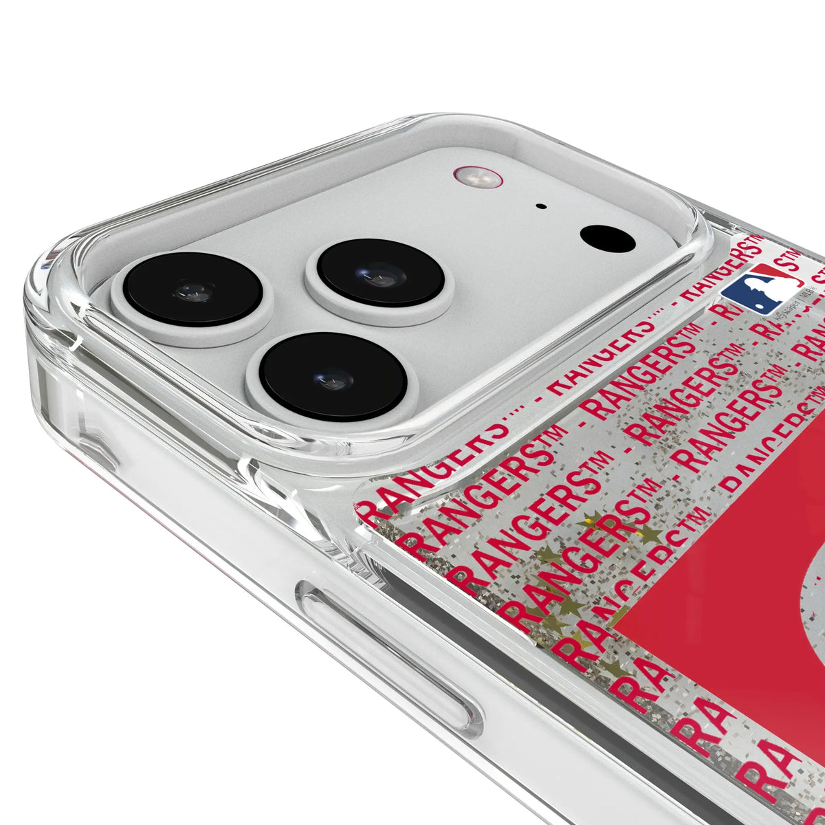 Texas Rangers Text Backdrop iPhone Glitter Phone Case for Apple iPhone - Detail#Device_iPhone 18 Pro Max