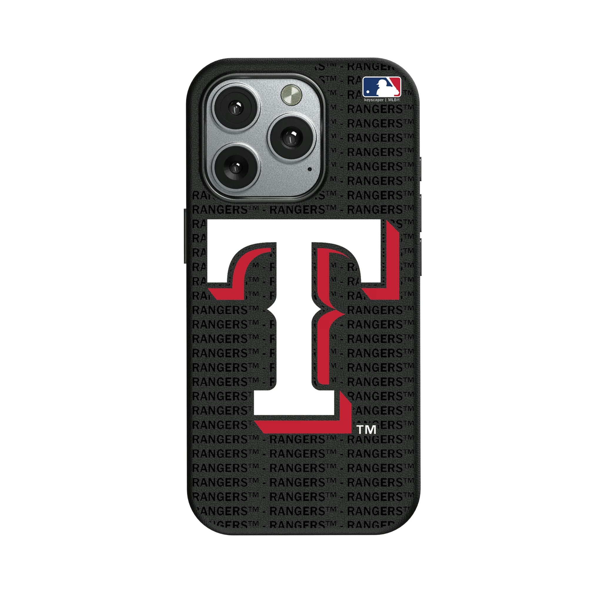 Texas Rangers Text Backdrop iPhone MagSafe Compatible Phone Case for Apple iPhone