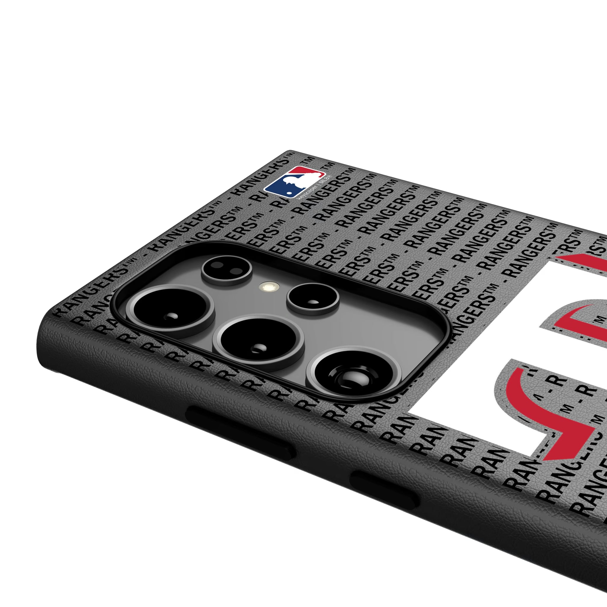 Texas Rangers Text Backdrop Galaxy MagSafe Compatible Phone Case for Samsung Galaxy - Detail