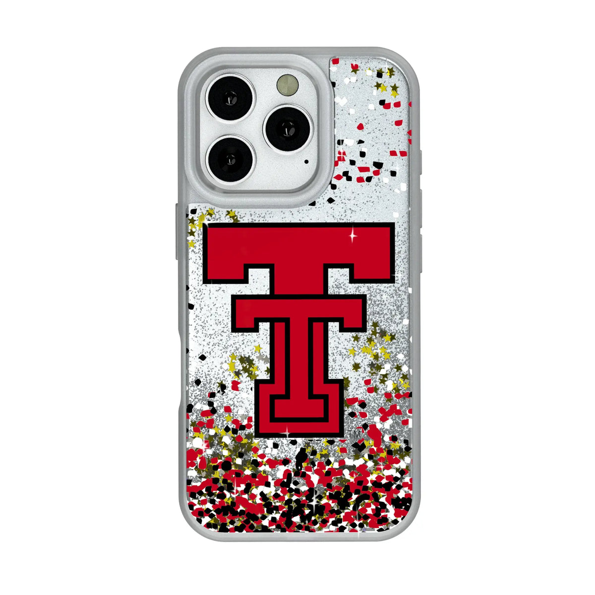 Texas Tech Red Raiders Confetti iPhone Glitter Phone Case for Apple iPhone#Device_iPhone 16 Pro