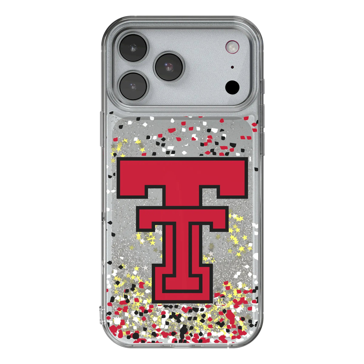 Texas Tech Red Raiders Confetti iPhone Glitter Phone Case for Apple iPhone#Device_iPhone 17 Pro Max