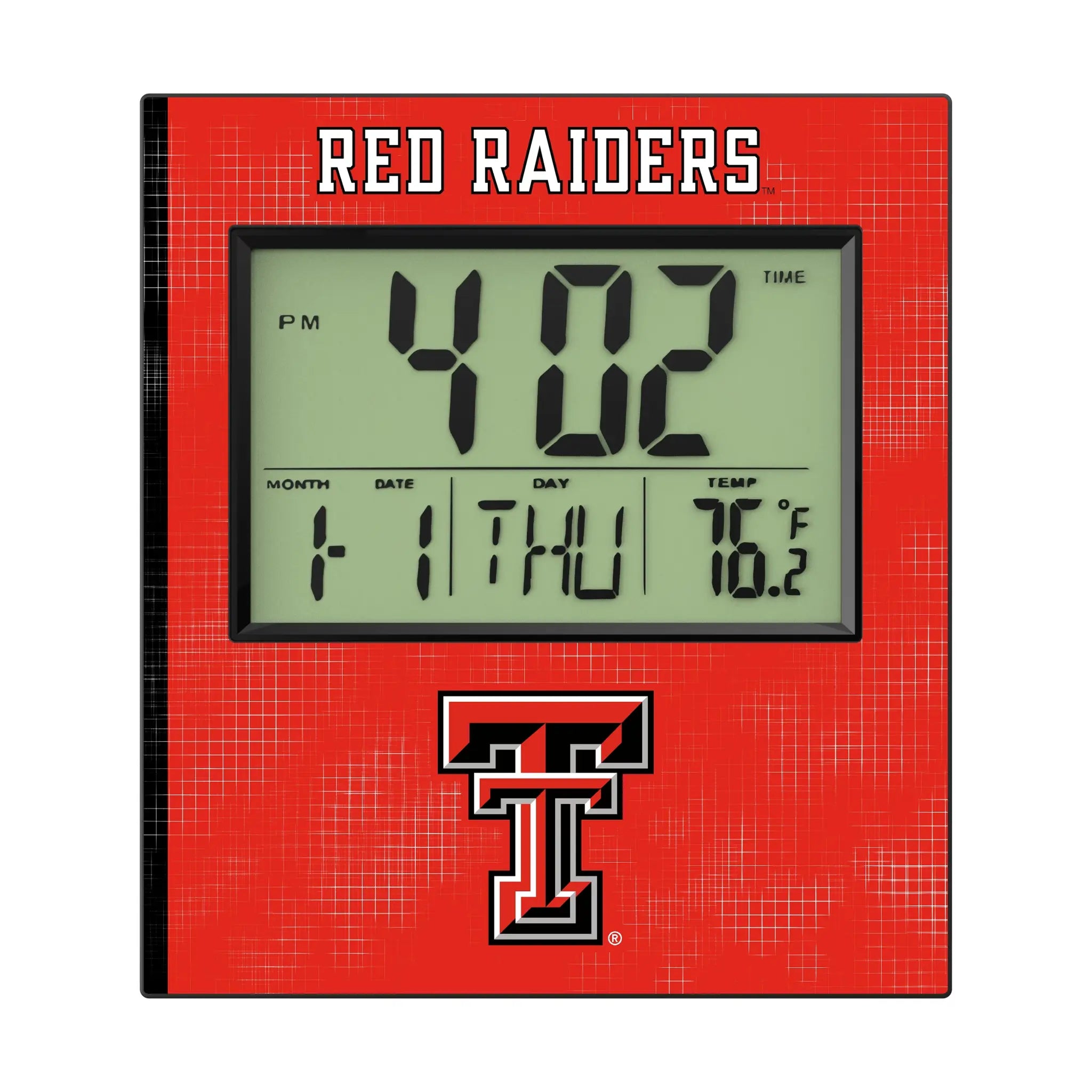 Texas Tech Red Raiders Hatch Wall Clock