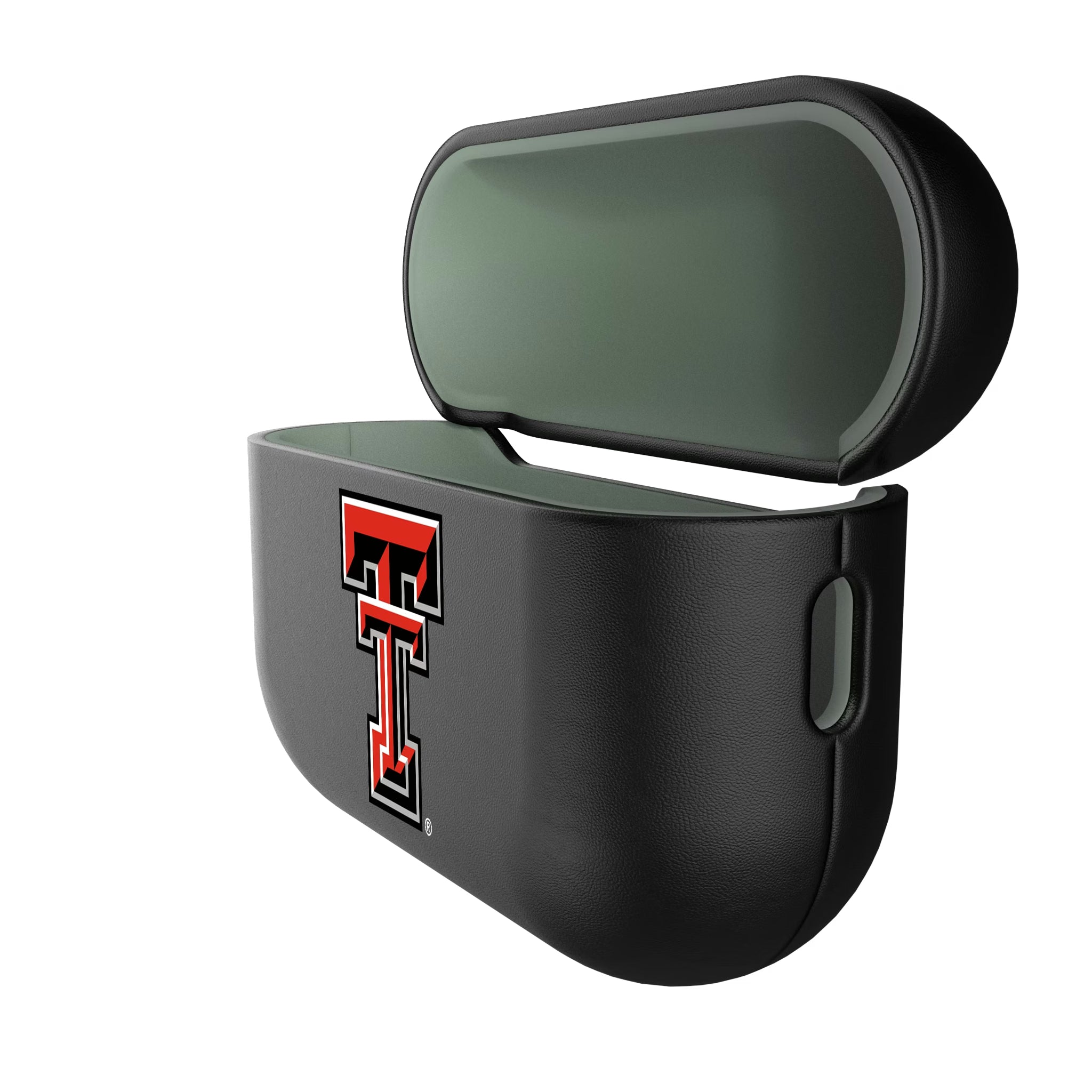Texas Tech Red Raiders Insignia AirPods AirPod Case Cover - Isometric View#Device_AirPods Pro 3