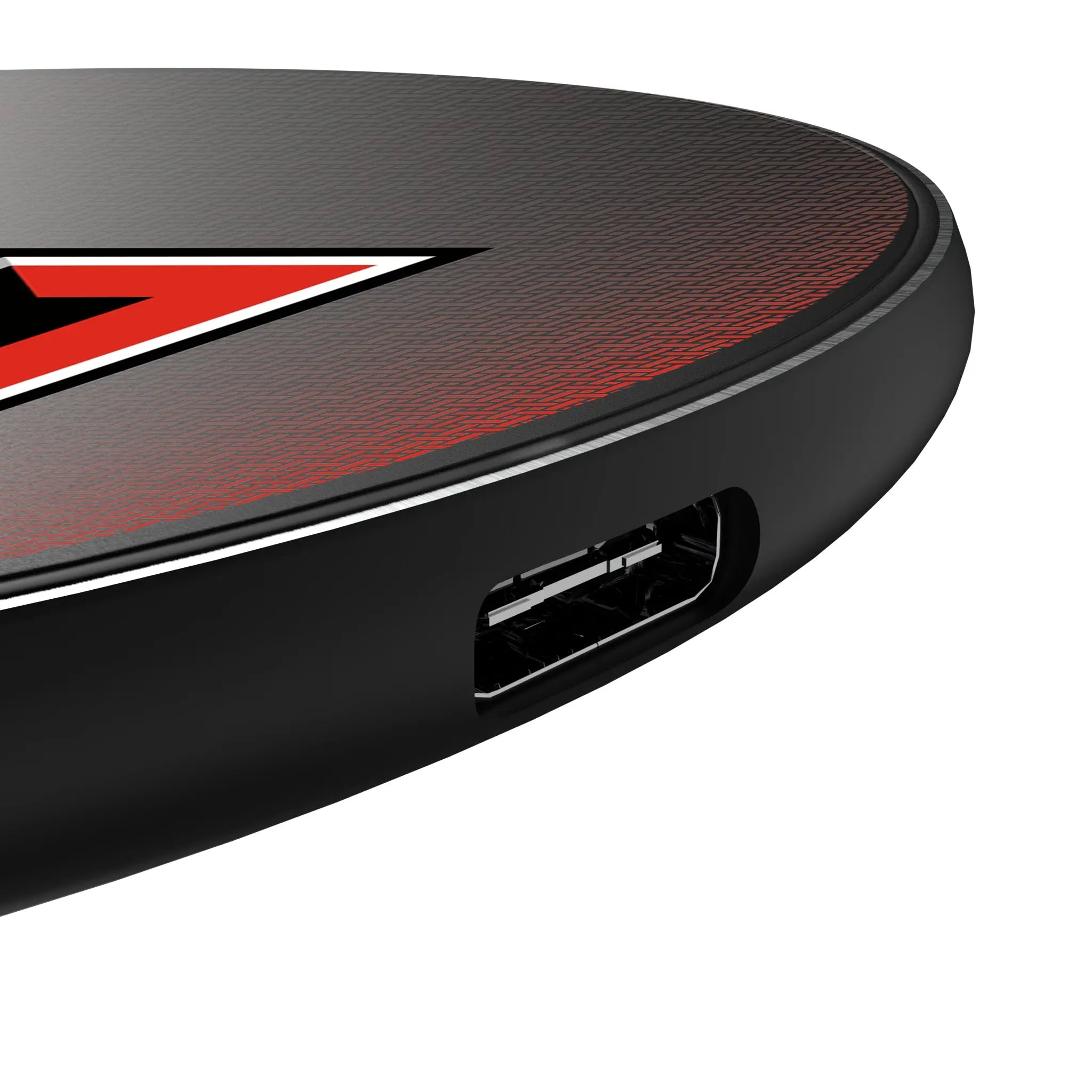 Texas Tech Red Raiders Linen 15-Watt Wireless Charger - Detail