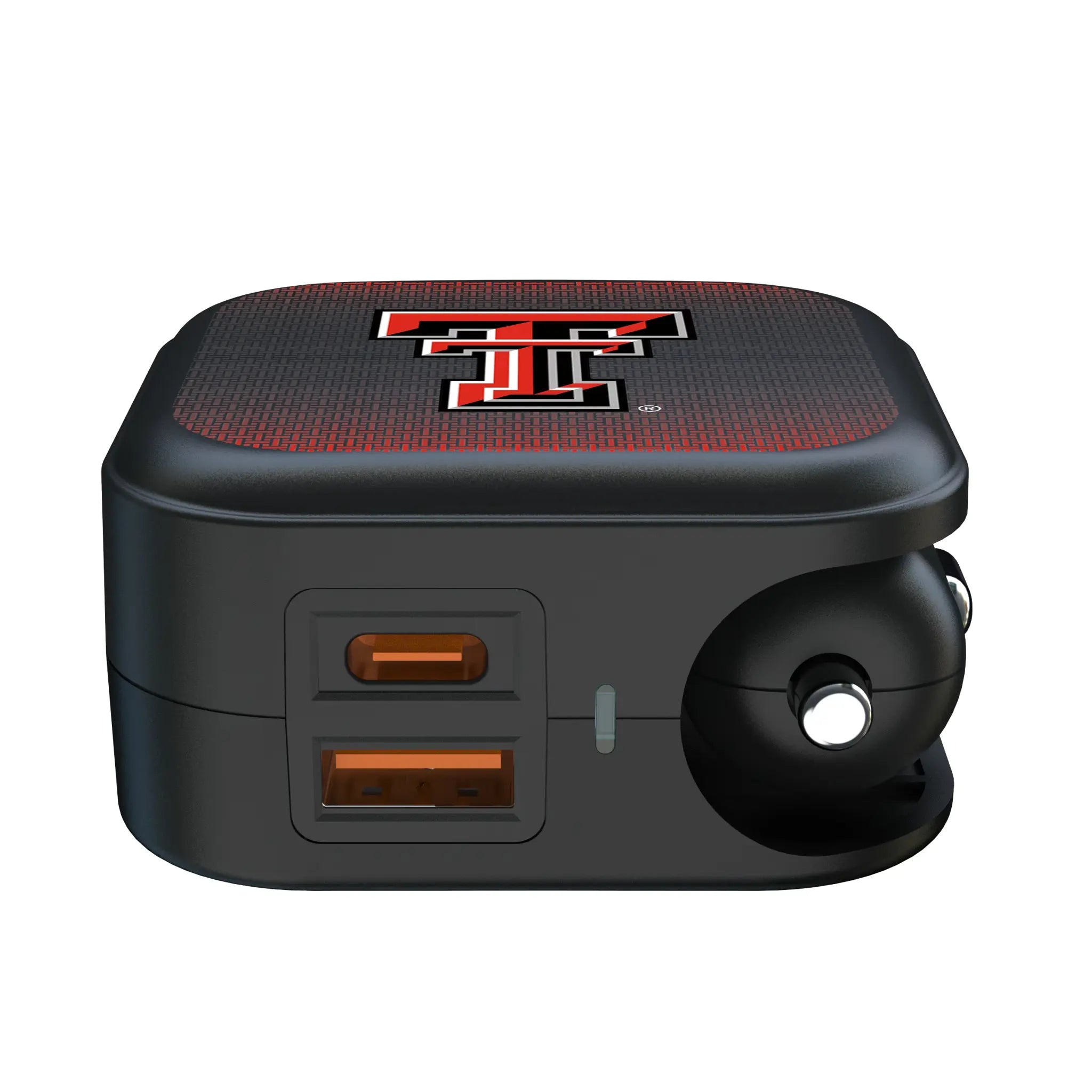 Texas Tech Red Raiders Linen 2 in 1 USB A/C Charger