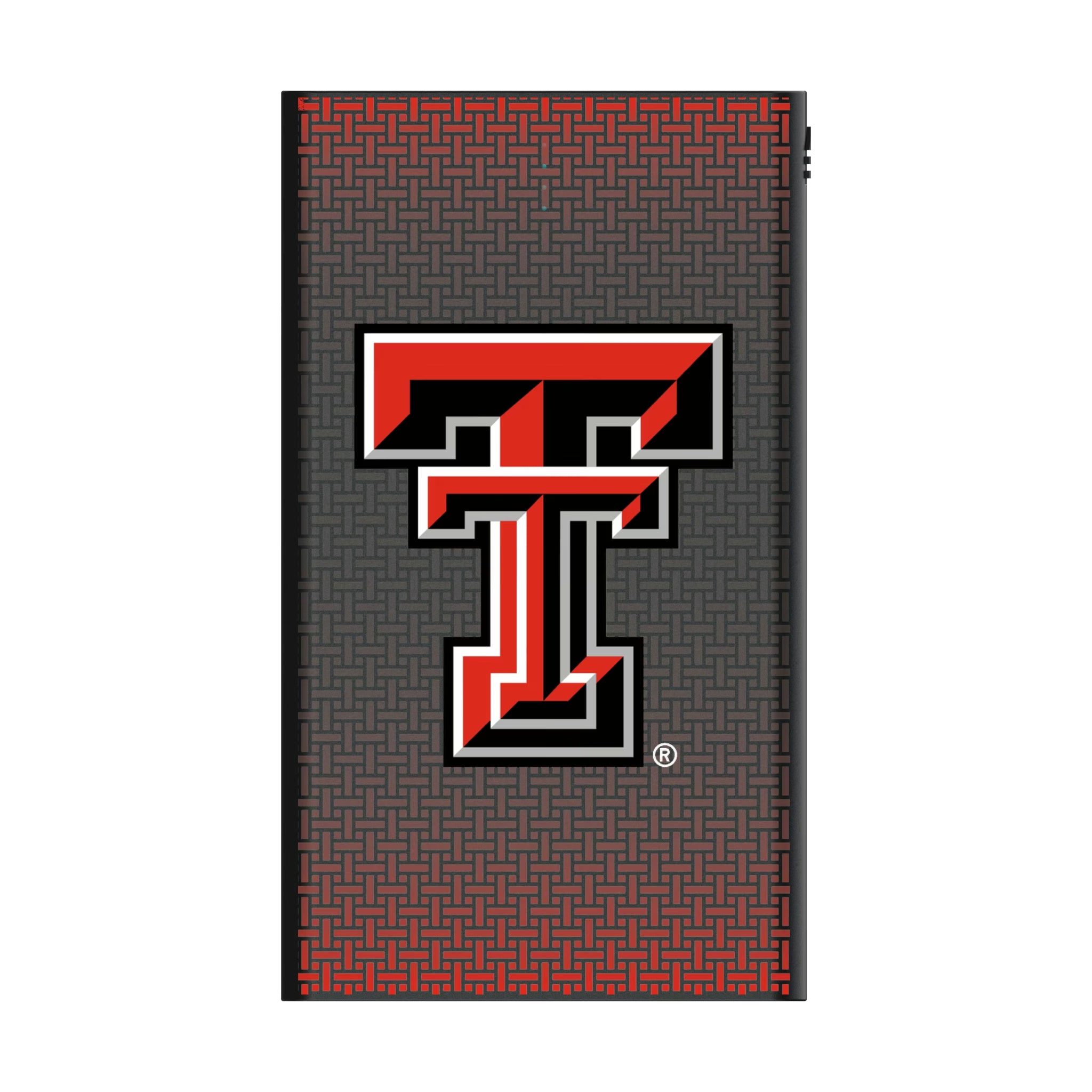 Texas Tech Red Raiders Linen 5000mAh Flat Powerbank