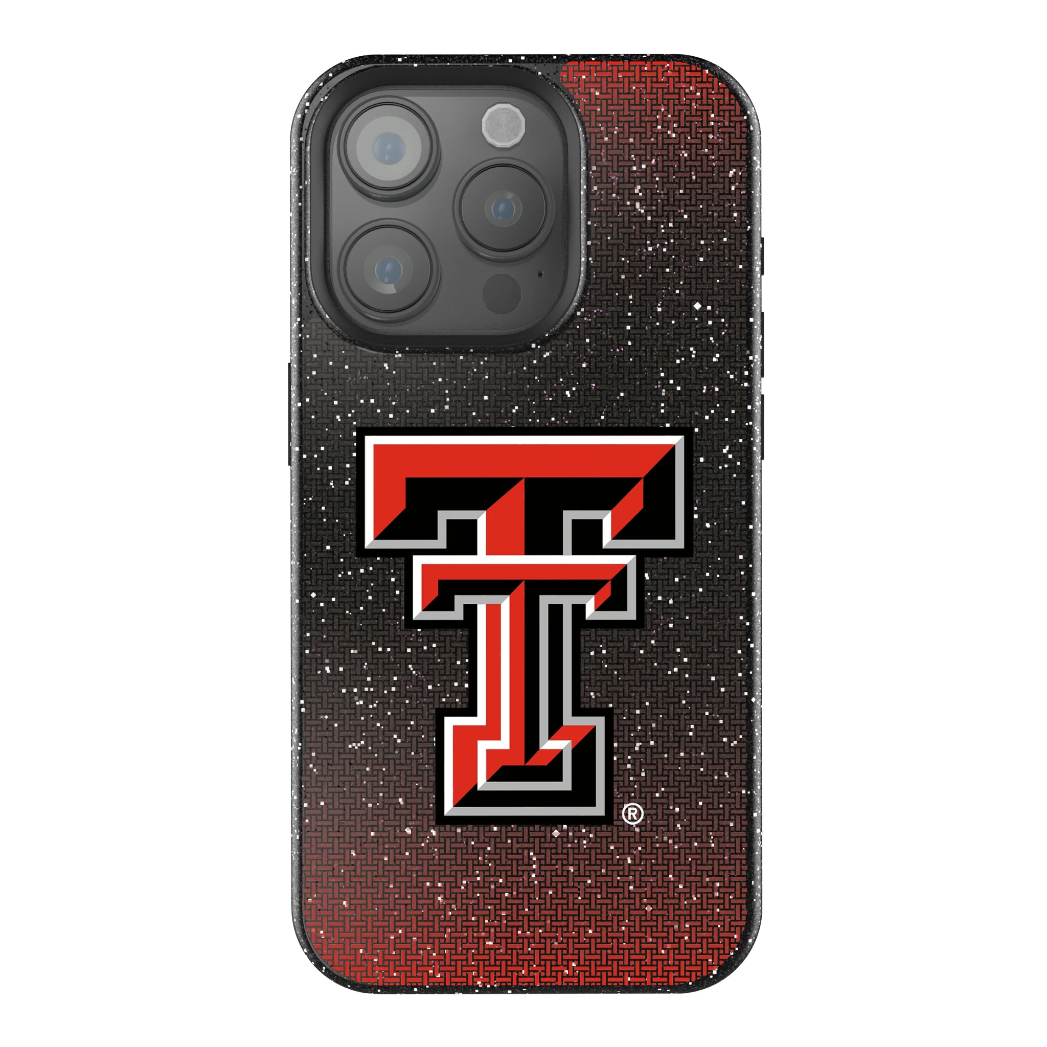 Texas Tech Red Raiders Linen iPhone Bling Phone Case for Apple iPhone