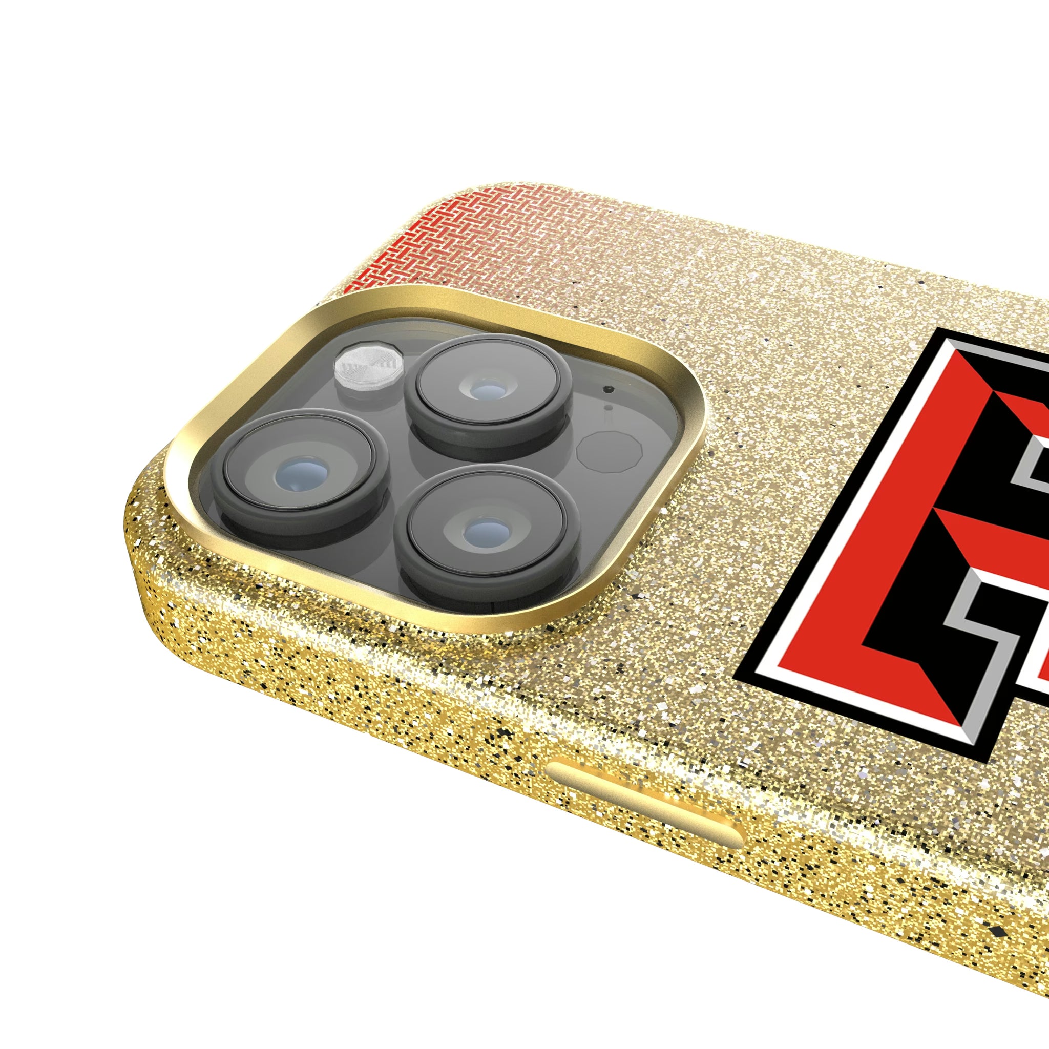 Texas Tech Red Raiders Linen iPhone Bling Phone Case for Apple iPhone - Detail