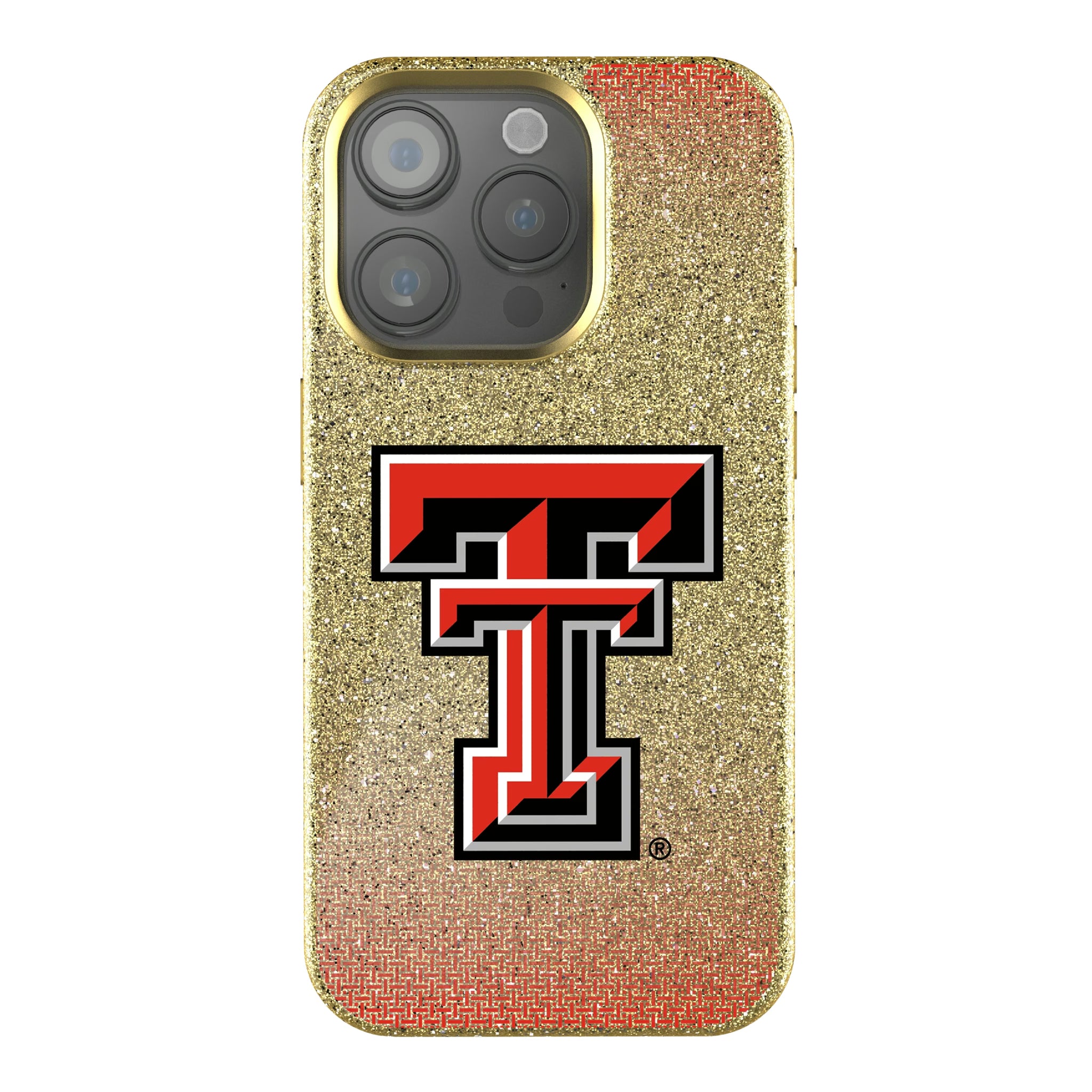 Texas Tech Red Raiders Linen iPhone Bling Phone Case for Apple iPhone