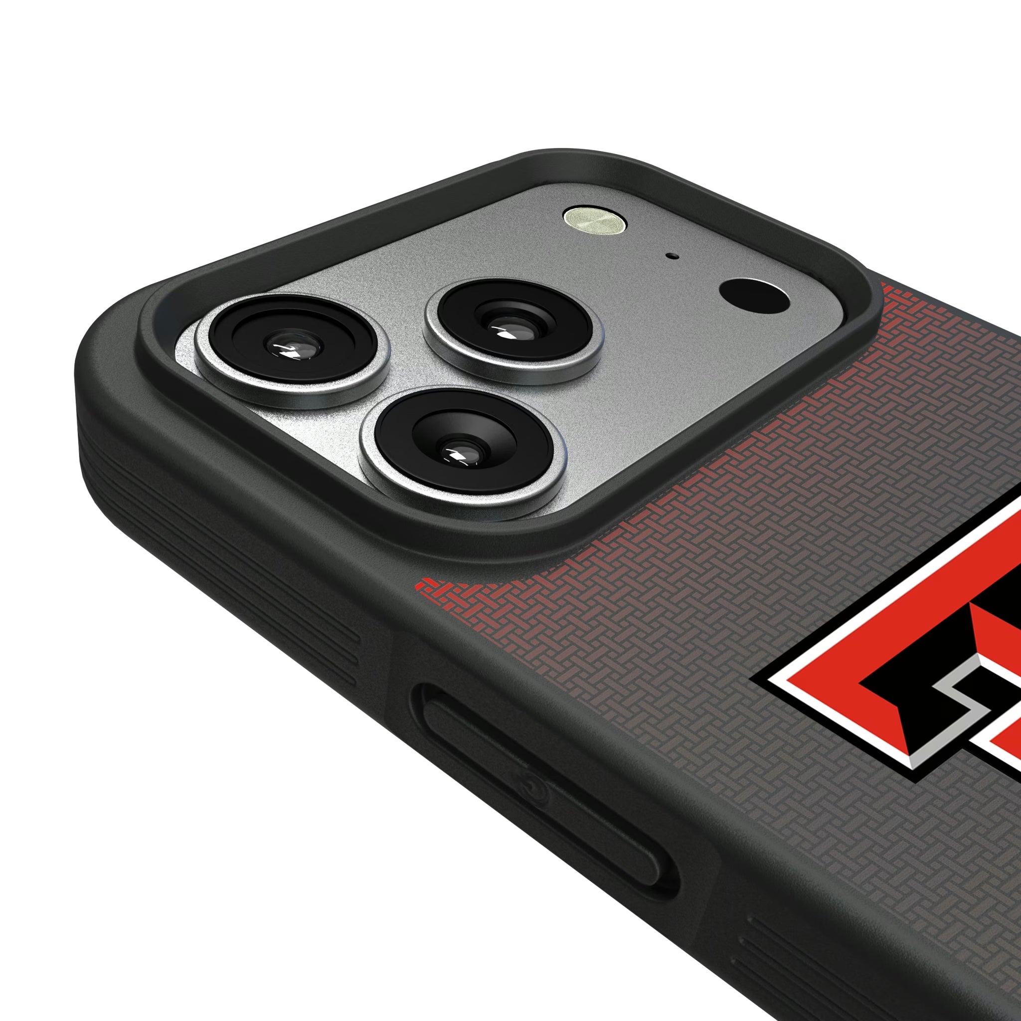 Texas Tech Red Raiders Linen iPhone Bump Phone Case for Apple iPhone - Detail#Device_iPhone 17 Pro