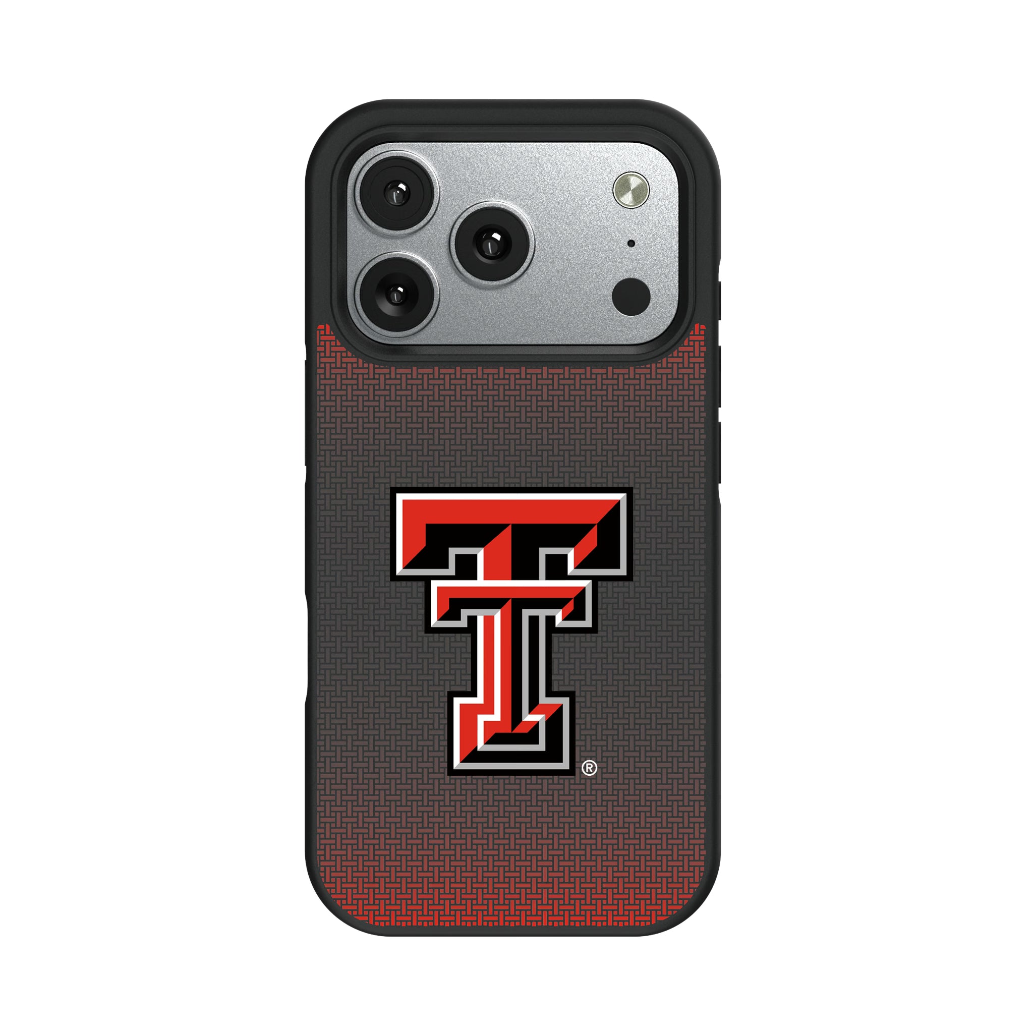 Texas Tech Red Raiders Linen iPhone Bump Phone Case for Apple iPhone#Device_iPhone 17 Pro
