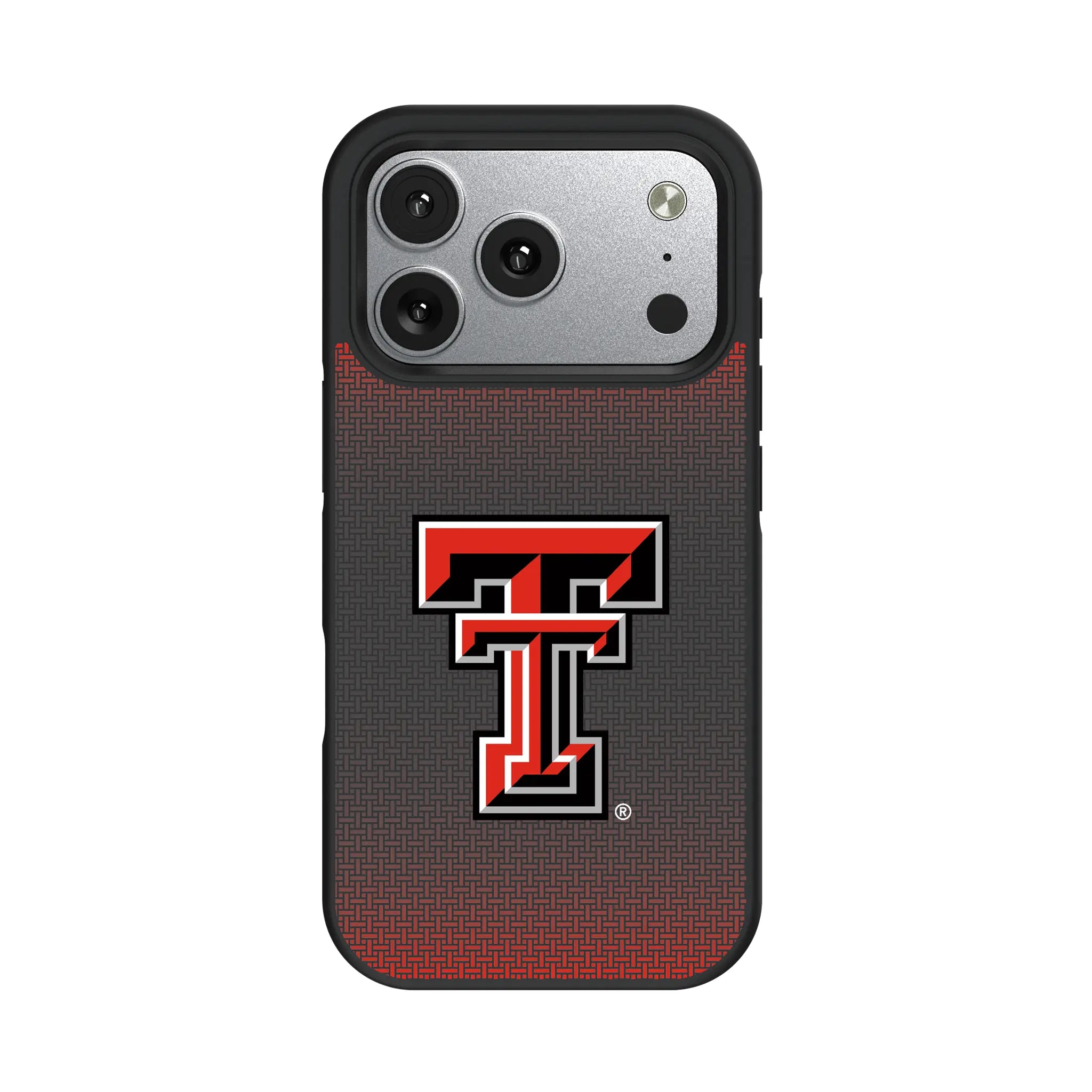 Texas Tech Red Raiders Linen iPhone Bump Phone Case for Apple iPhone#Device_iPhone 17 Pro