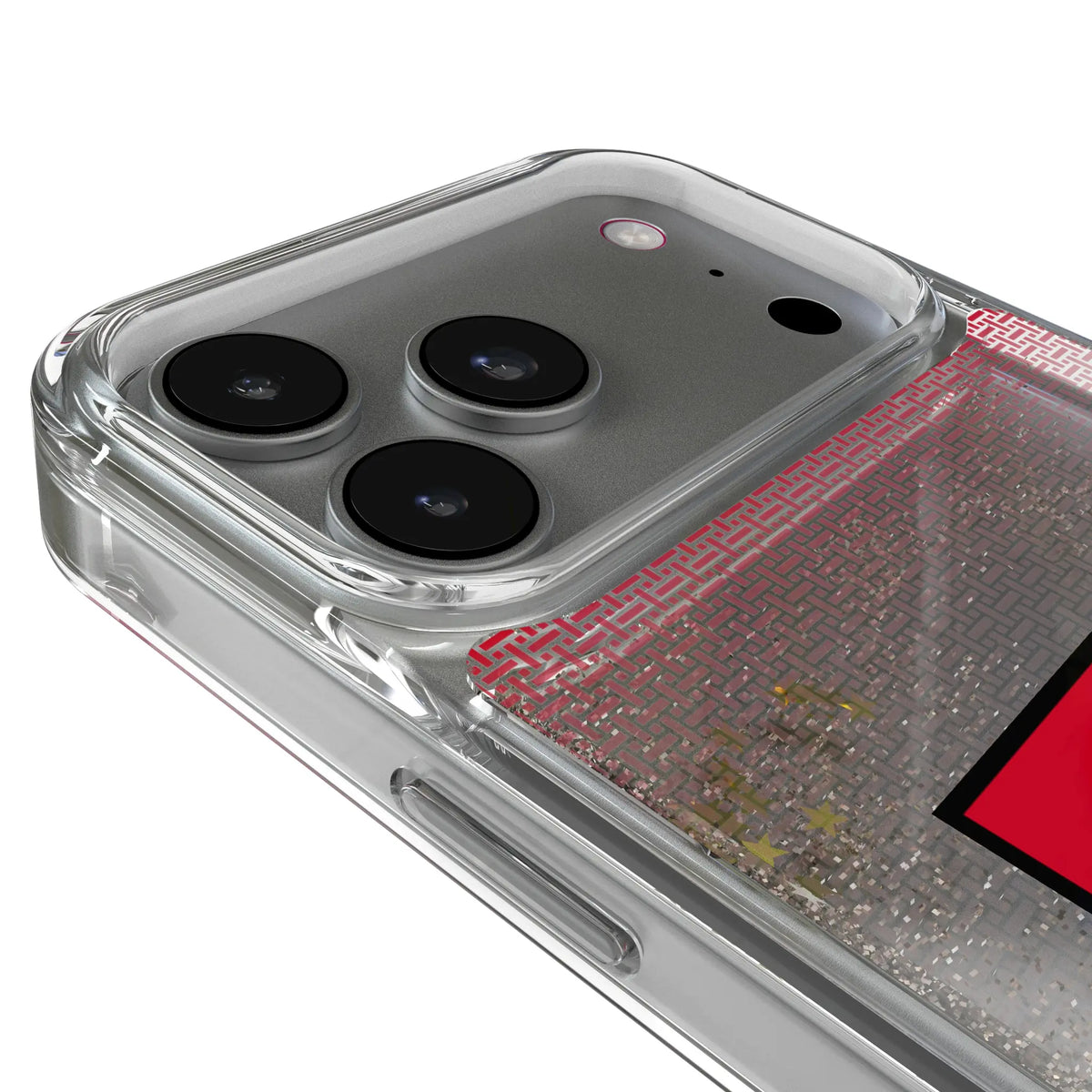Texas Tech Red Raiders Linen iPhone Glitter Phone Case for Apple iPhone - Detail#Device_iPhone 17 Pro Max
