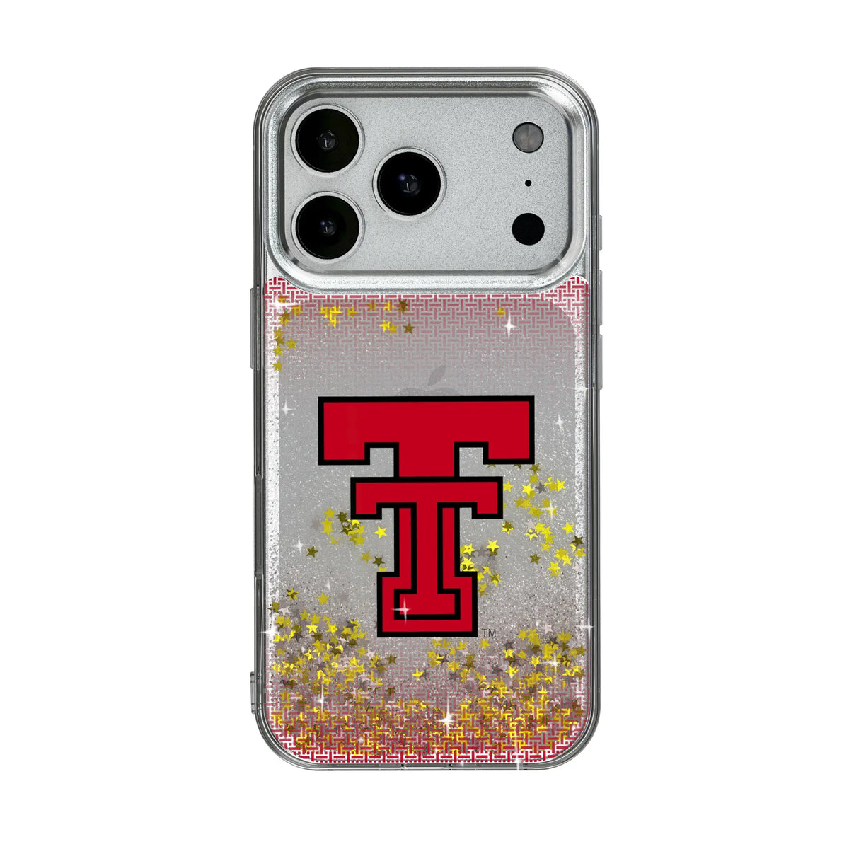 Texas Tech Red Raiders Linen iPhone Glitter Phone Case for Apple iPhone#Device_iPhone 17 Pro