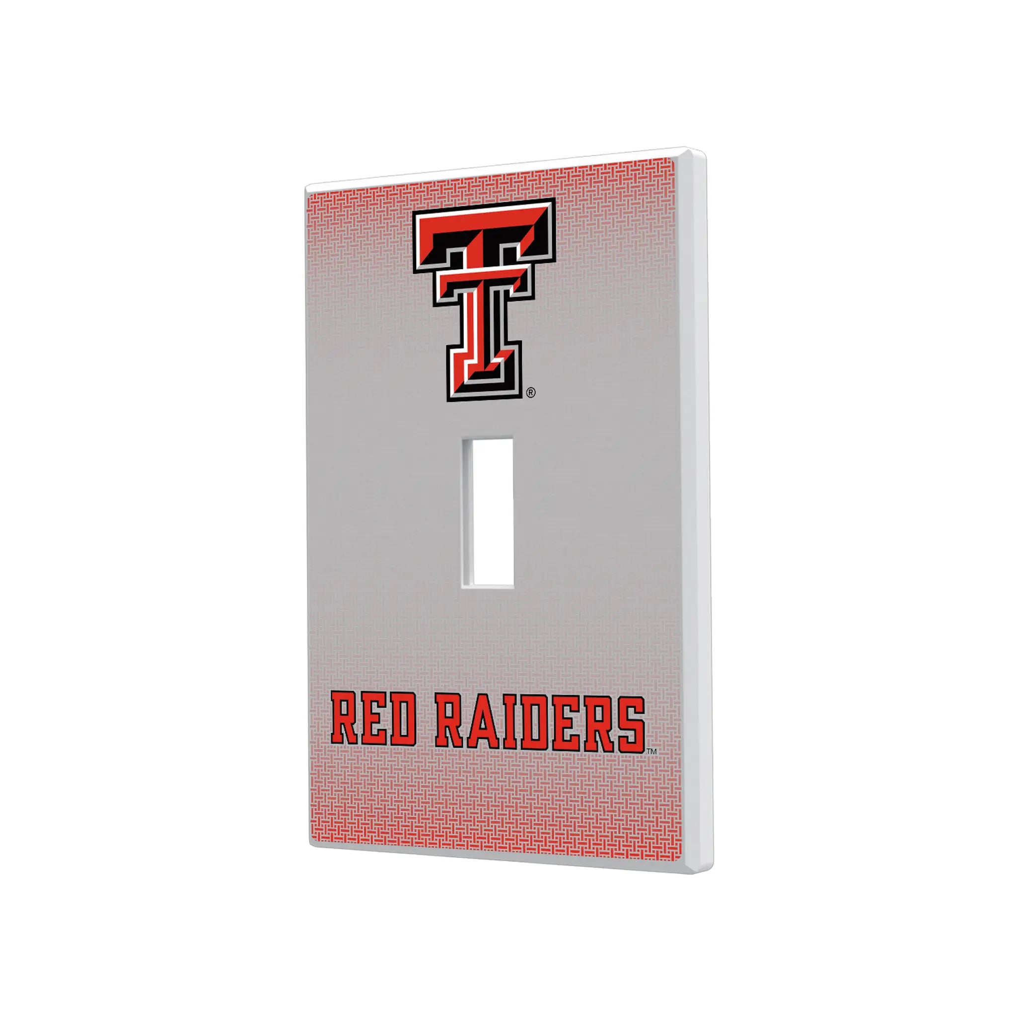Texas Tech Red Raiders Linen Hidden-Screw Light Switch Plate#Style_Single Toggle