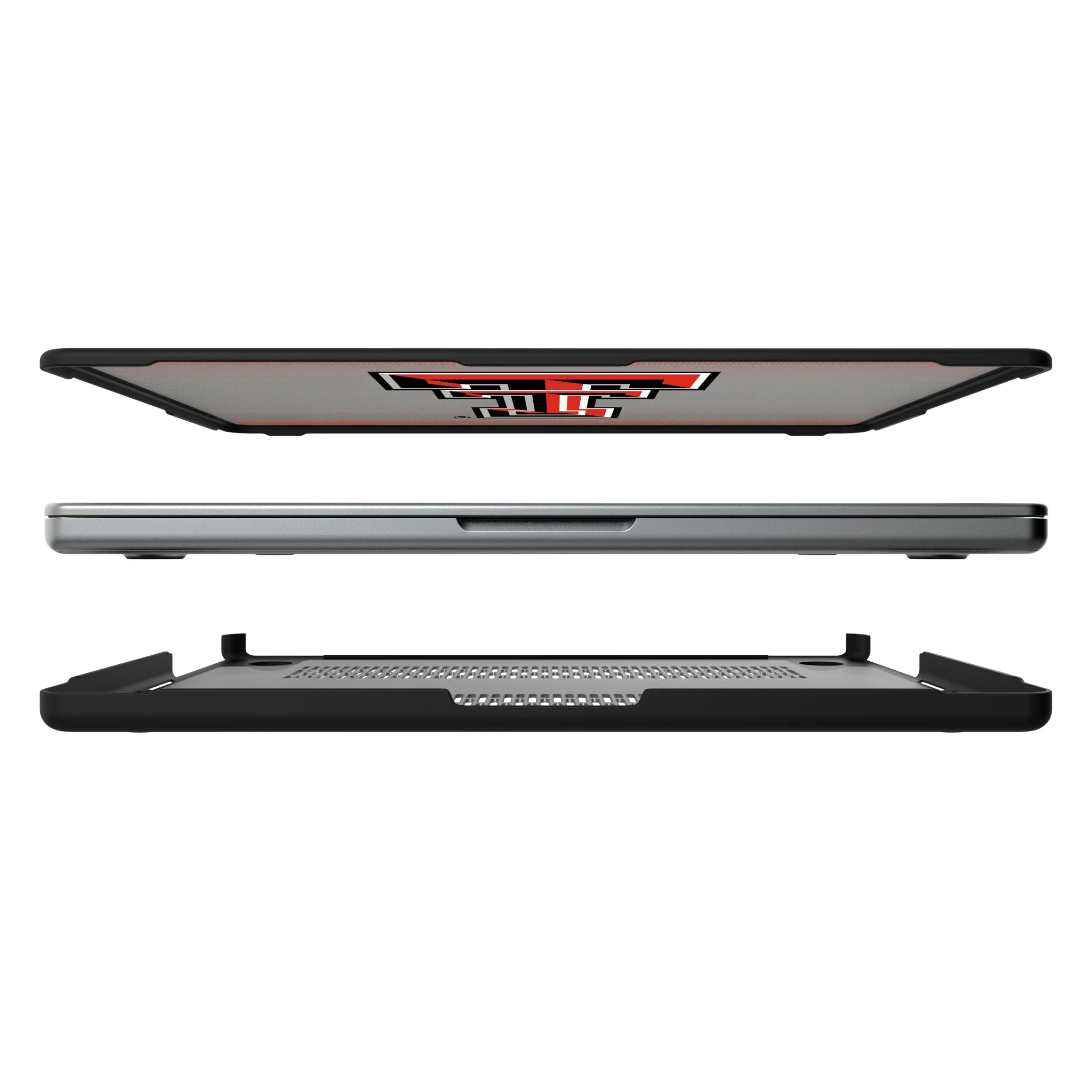 Texas Tech Red Raiders Linen MacBook Laptop Case for Apple MacBook#Device_MacBook Pro (14-inch, 2021) / MacBook Pro (14-inch, 2023) / MacBook Pro (14-inch, 2024)