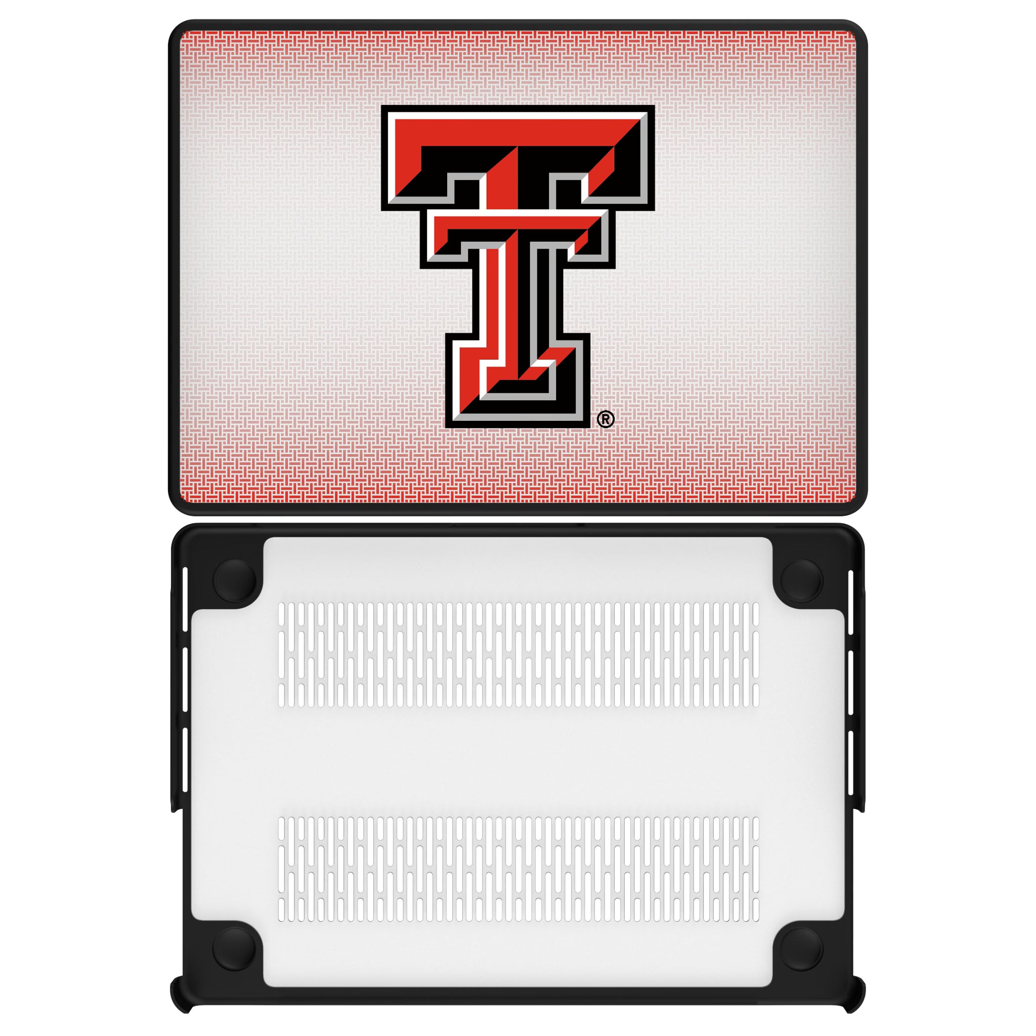Texas Tech Red Raiders Linen MacBook Laptop Case for Apple MacBook#Device_MacBook Pro (14-inch, 2021) / MacBook Pro (14-inch, 2023) / MacBook Pro (14-inch, 2024)