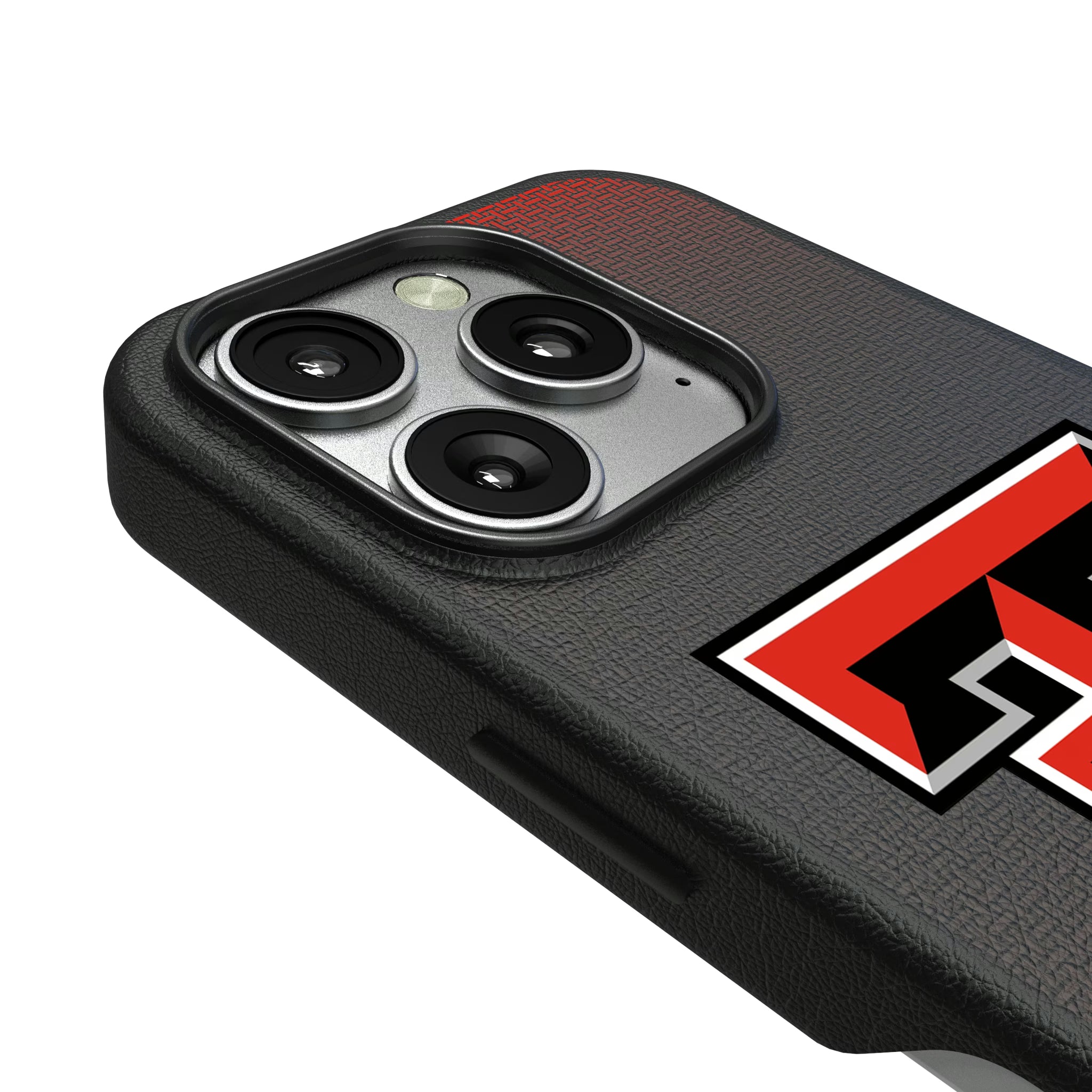 Texas Tech Red Raiders Linen iPhone MagSafe Compatible Phone Case for Apple iPhone - Detail