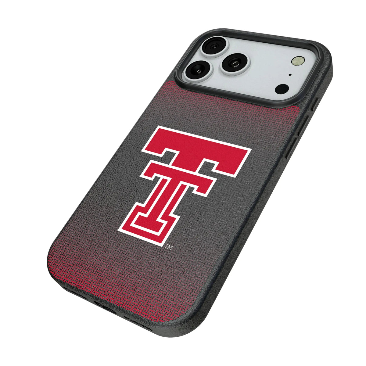 Texas Tech Red Raiders Linen iPhone MagSafe Compatible Phone Case for Apple iPhone - Isometric View#Device_iPhone 18 Pro Max