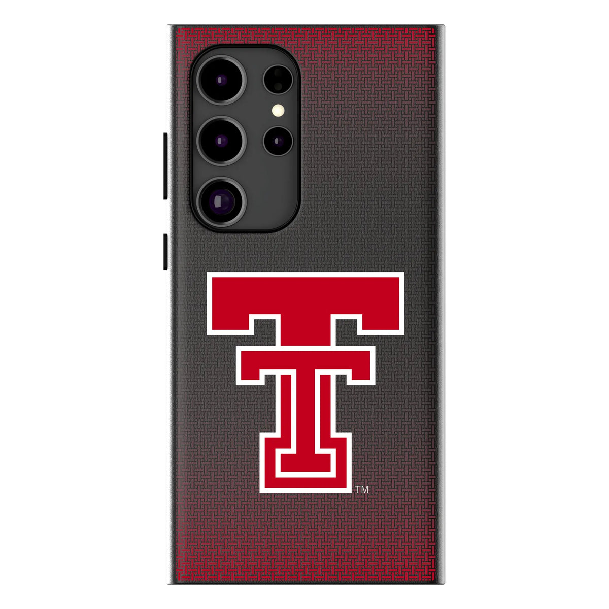 Texas Tech Red Raiders Linen Galaxy MagSafe Compatible Phone Case for Samsung Galaxy#Device_Galaxy S24 Ultra