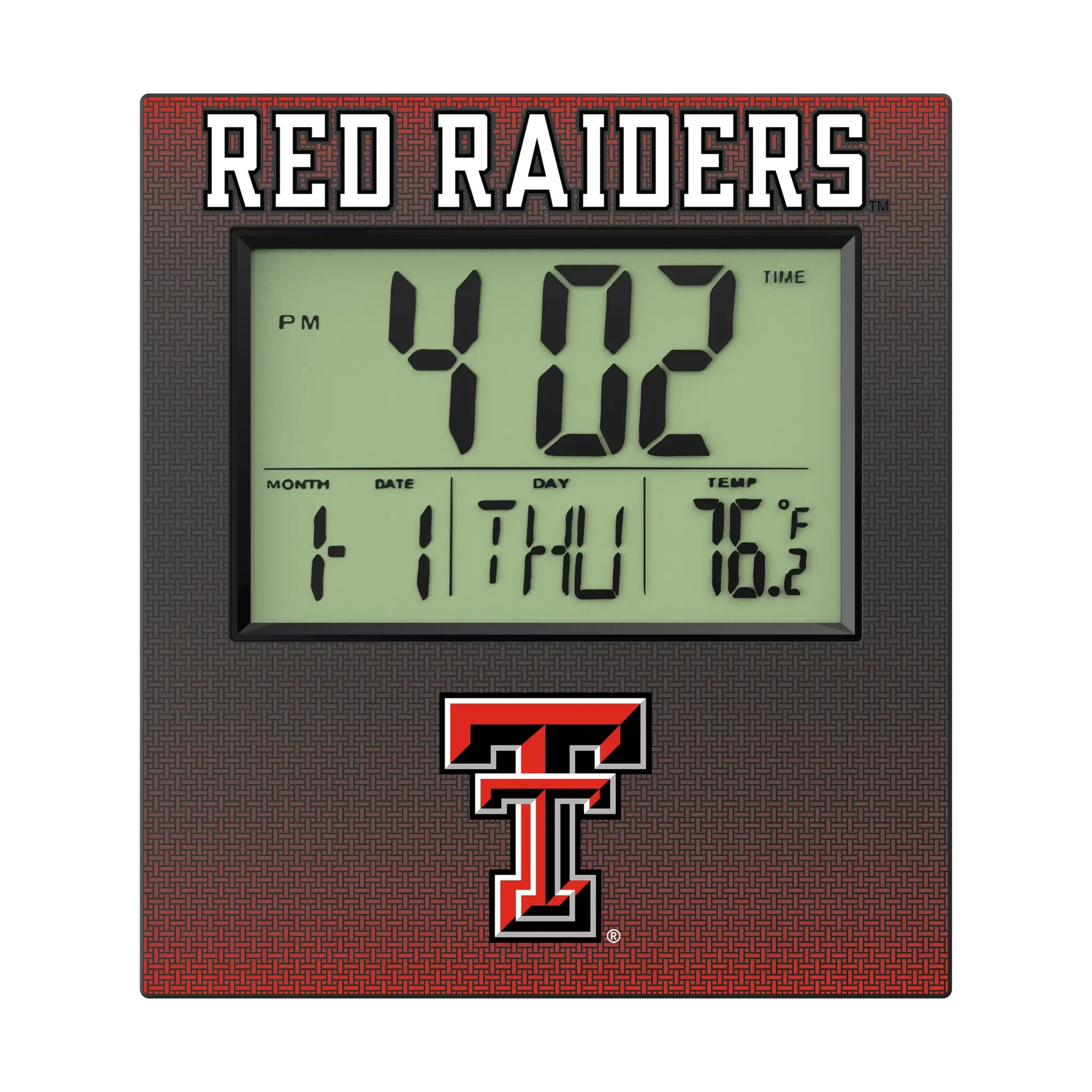 Texas Tech Red Raiders Linen Wall Clock