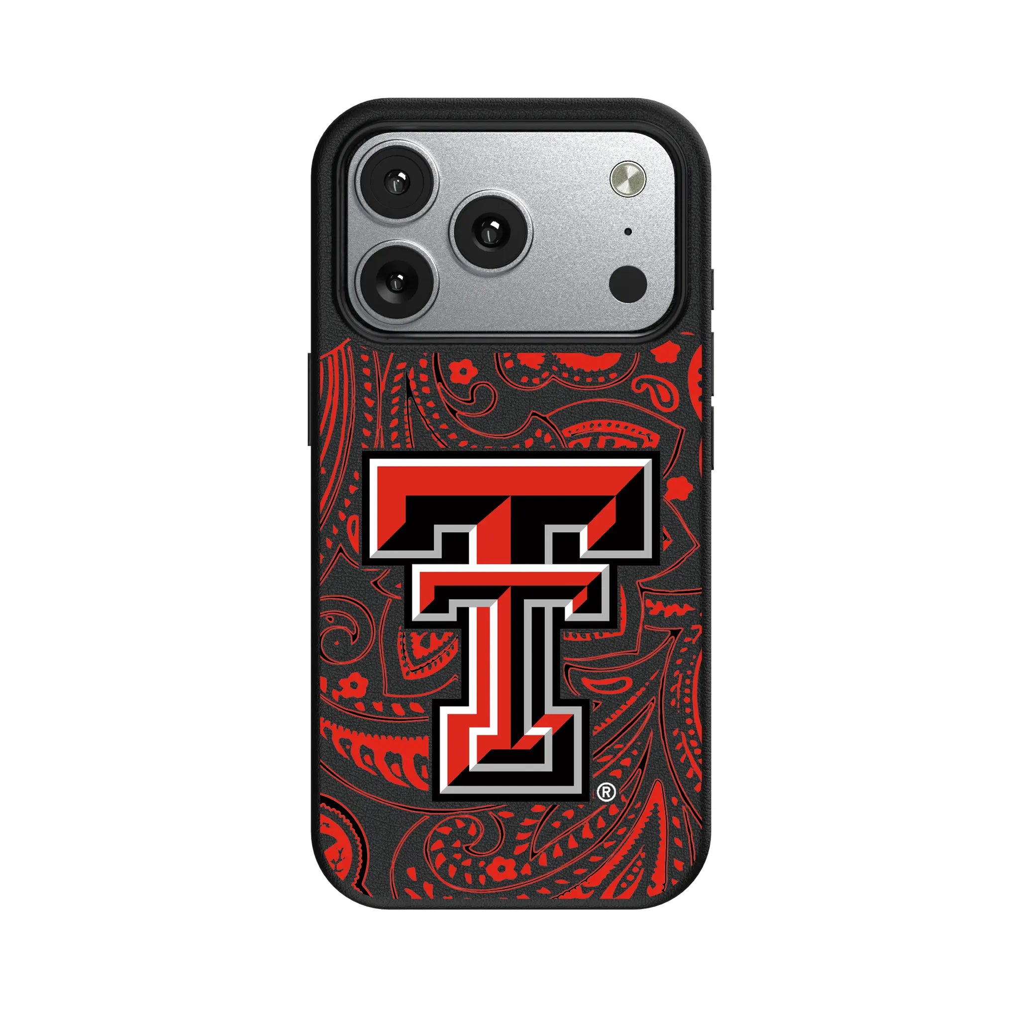Texas Tech Red Raiders Paisley iPhone MagSafe Compatible Phone Case for Apple iPhone#Device_iPhone 17 Pro