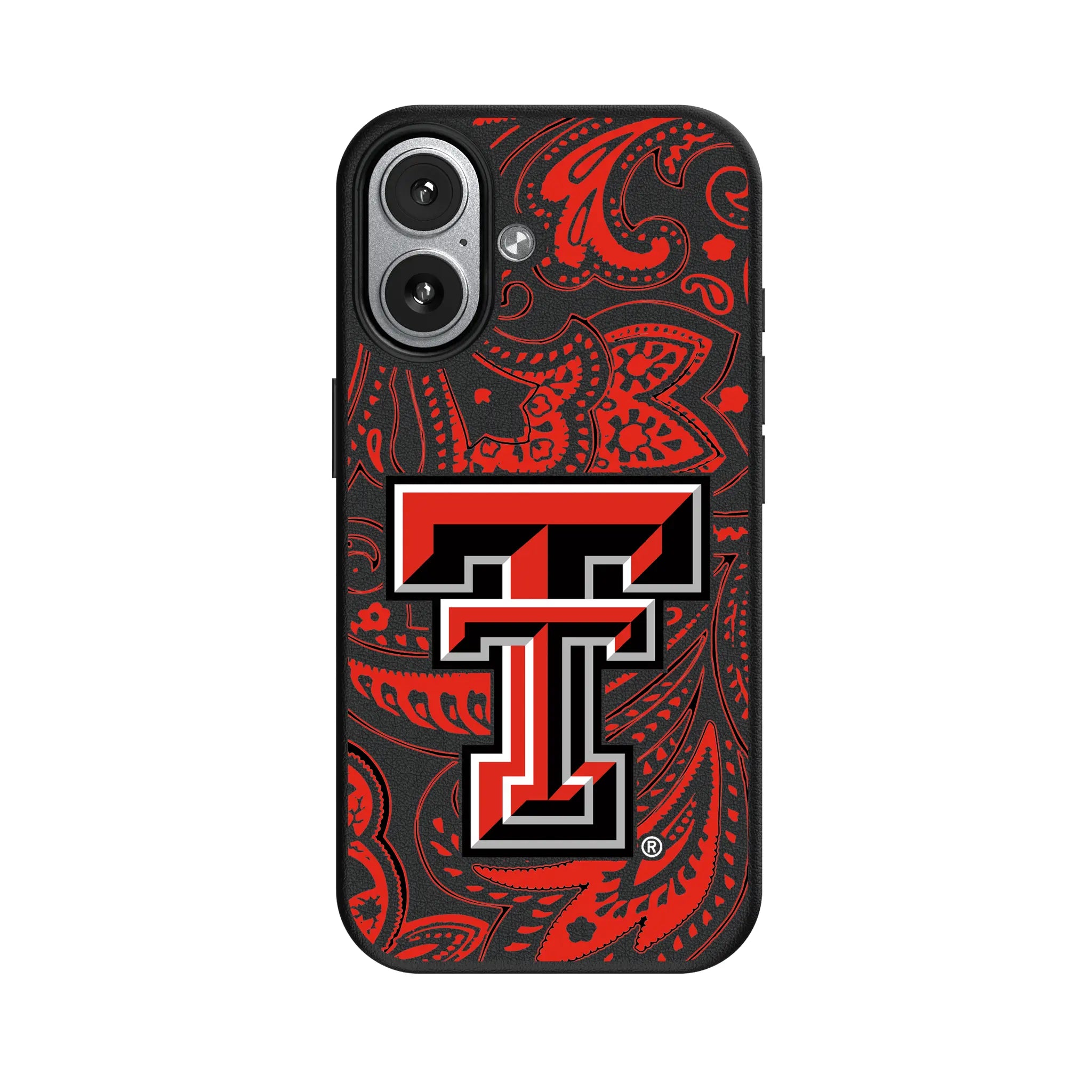 Texas Tech Red Raiders Paisley iPhone MagSafe Compatible Phone Case for Apple iPhone#Device_iPhone 17