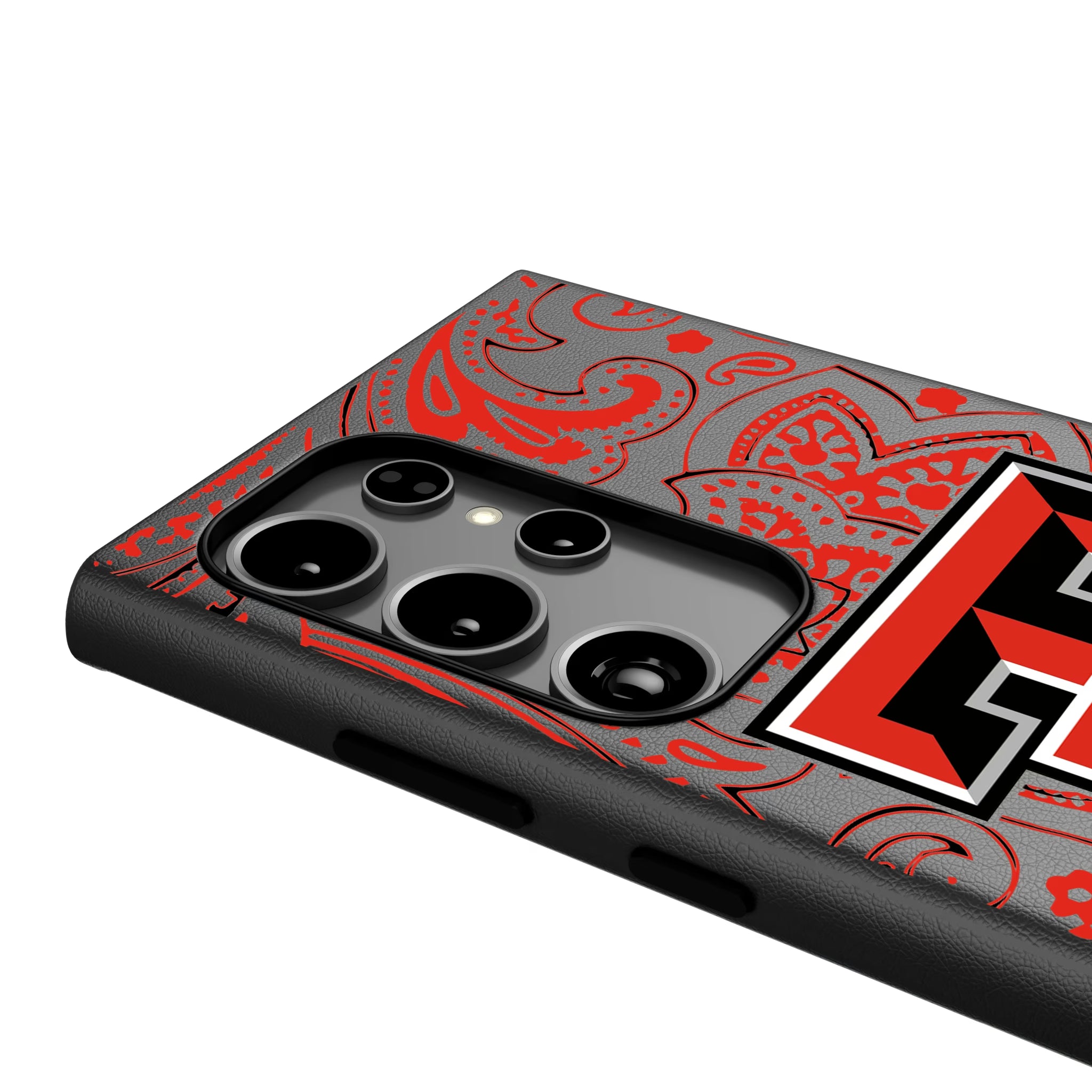 Texas Tech Red Raiders Paisley Galaxy MagSafe Compatible Phone Case for Samsung Galaxy - Detail