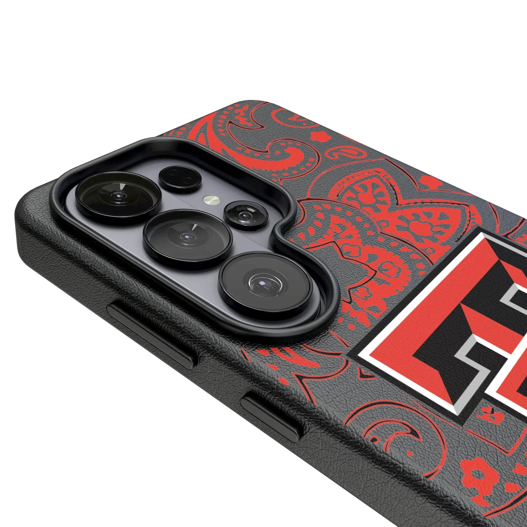 Texas Tech Red Raiders Paisley Galaxy MagSafe Compatible Phone Case for Samsung Galaxy - Detail#Device_Galaxy S26 Ultra