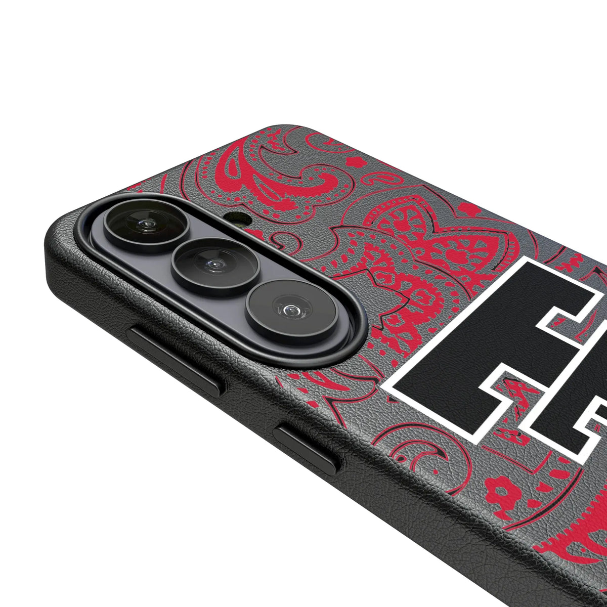 Texas Tech Red Raiders Paisley Galaxy MagSafe Compatible Phone Case for Samsung Galaxy - Detail#Device_Galaxy S26