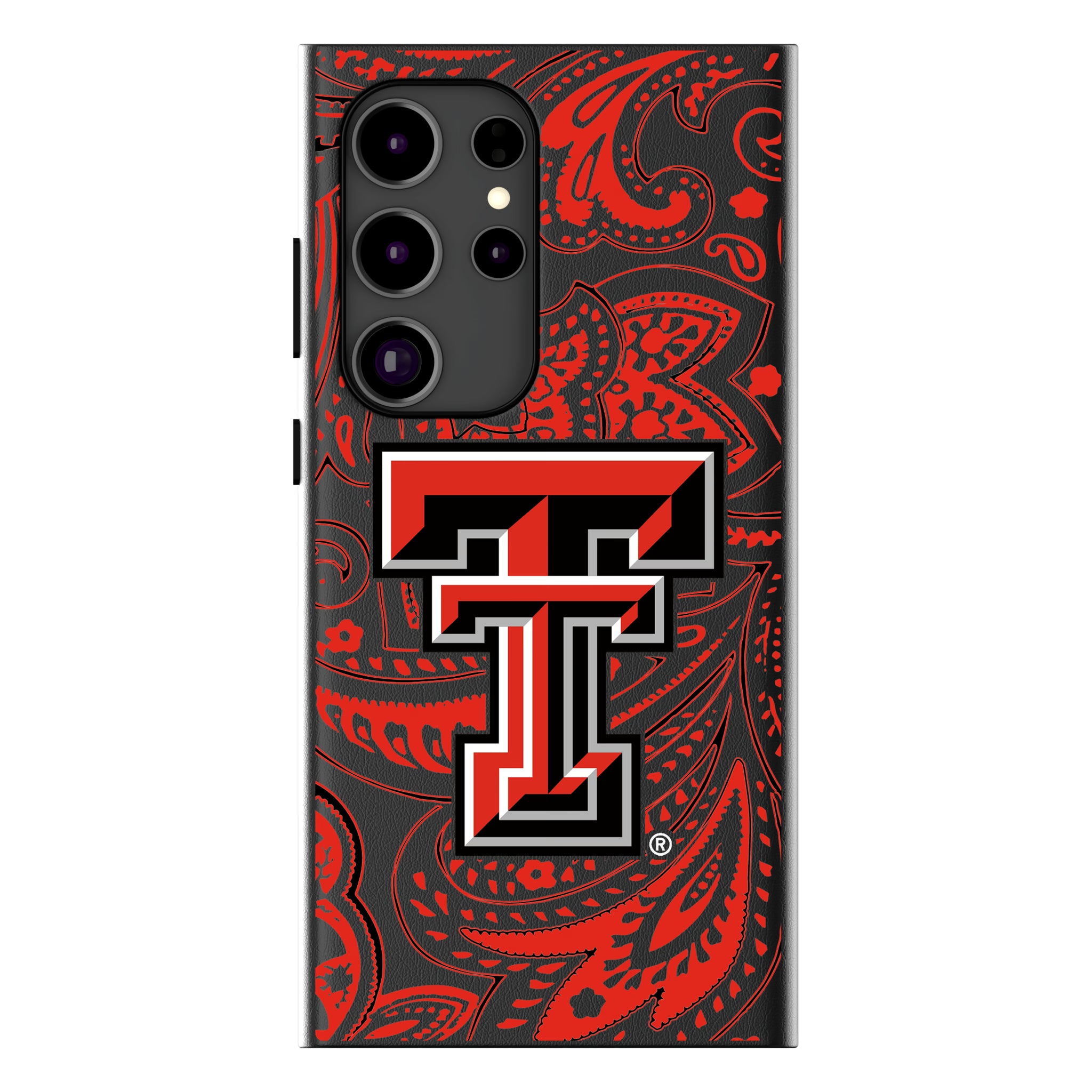 Texas Tech Red Raiders Paisley Galaxy MagSafe Compatible Phone Case for Samsung Galaxy