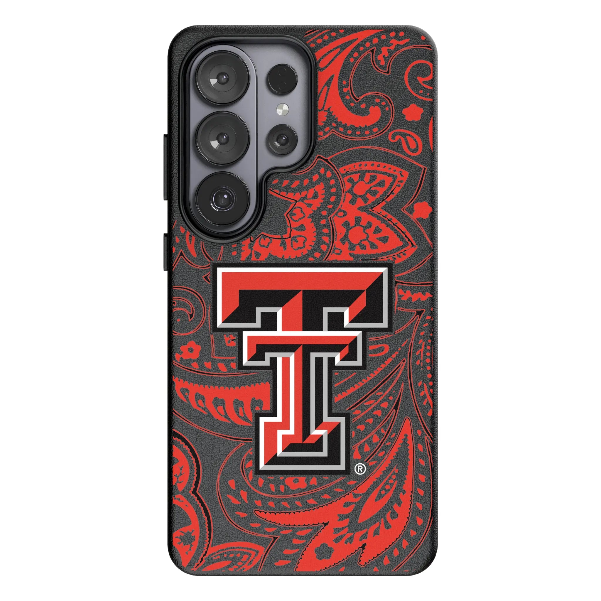 Texas Tech Red Raiders Paisley Galaxy MagSafe Compatible Phone Case for Samsung Galaxy#Device_Galaxy S26 Ultra
