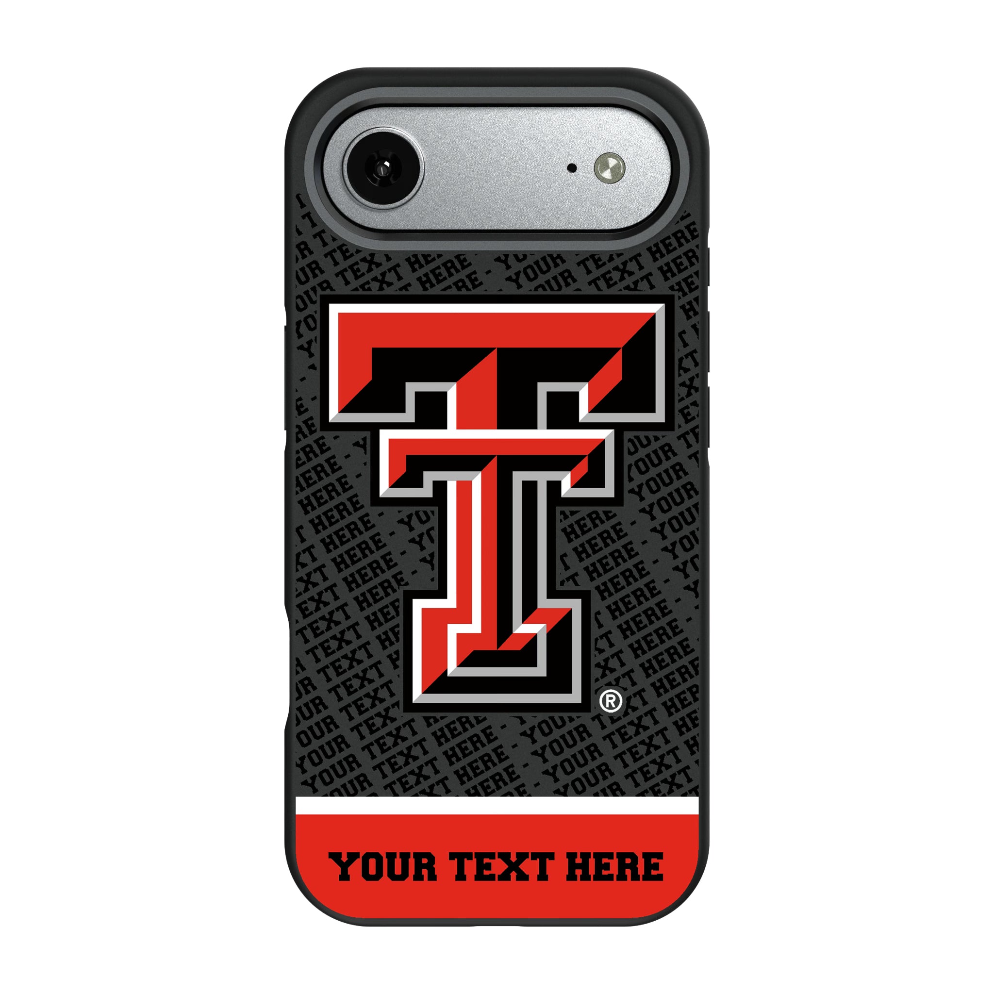 Texas Tech Red Raiders Personalized EndZone Plus iPhone Bump Phone Case for Apple iPhone#Device_iPhone Air