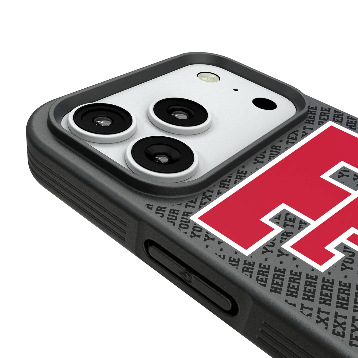 Texas Tech Red Raiders Personalized EndZone Plus iPhone Bump Phone Case for Apple iPhone - Detail#Device_iPhone 18 Pro